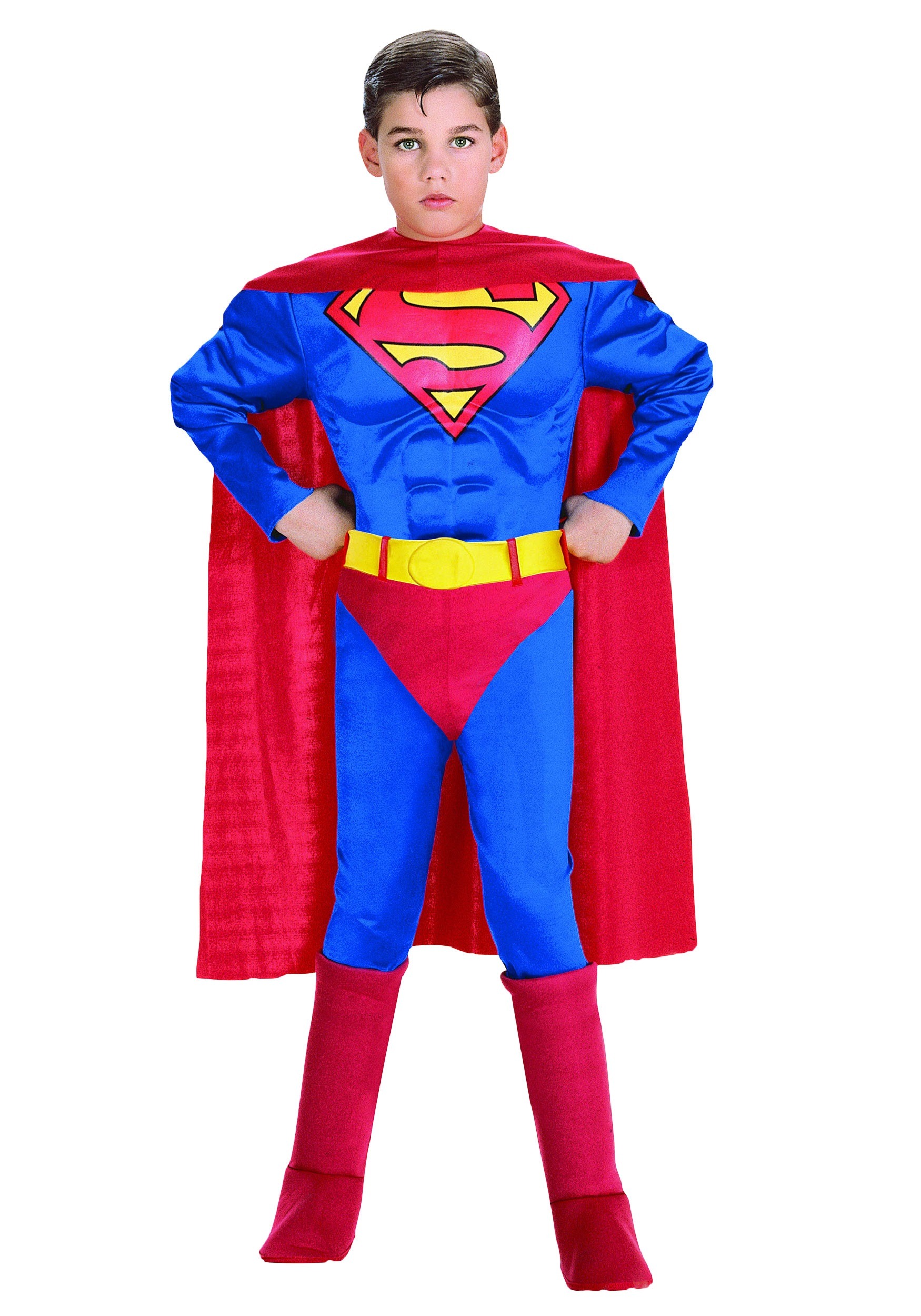 Kids Deluxe Superman Costume | Kids Superman Halloween Costumes