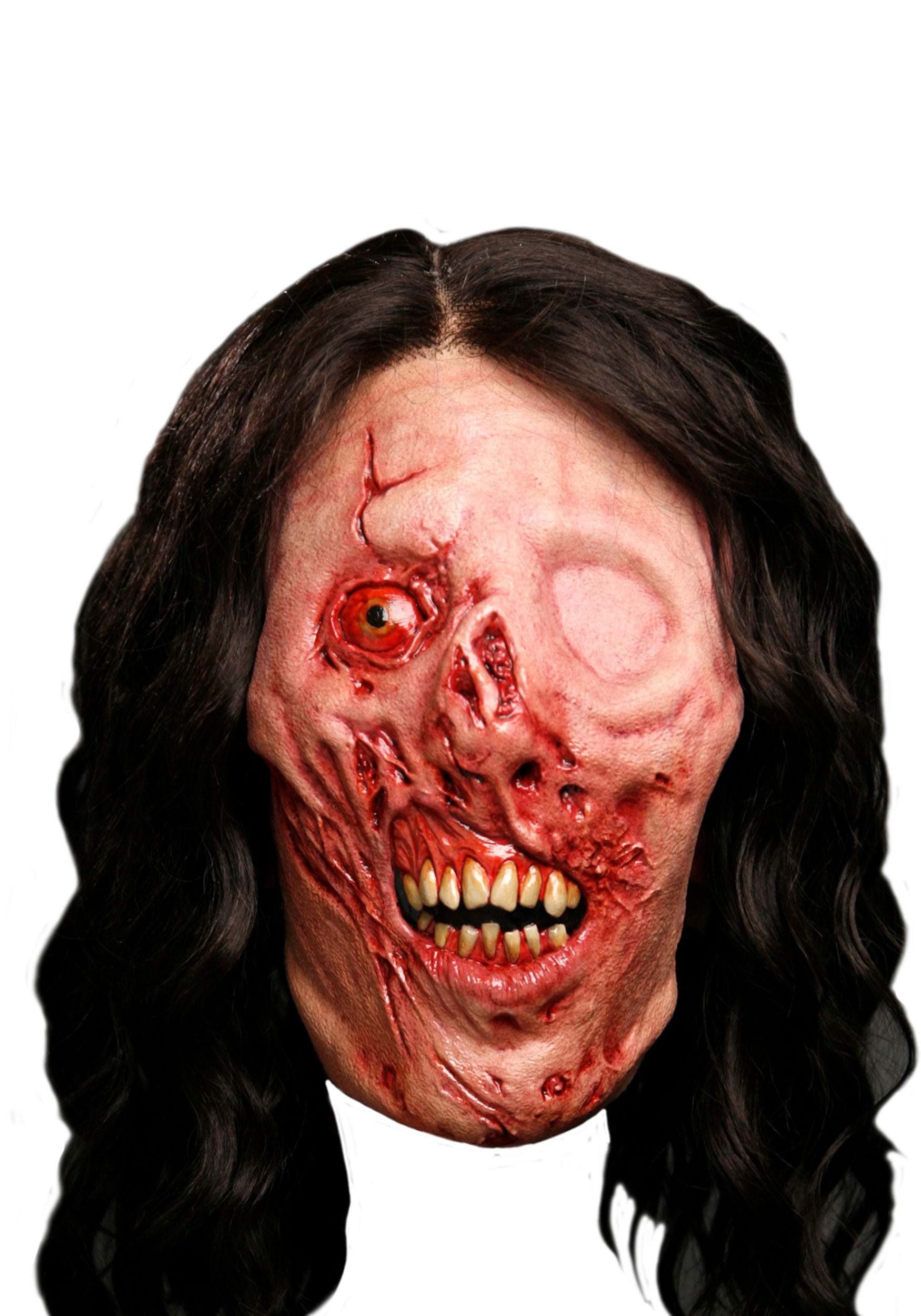 Adult Terrifier 3 Deluxe Victoria Latex Mask | Horror Movie Accessories