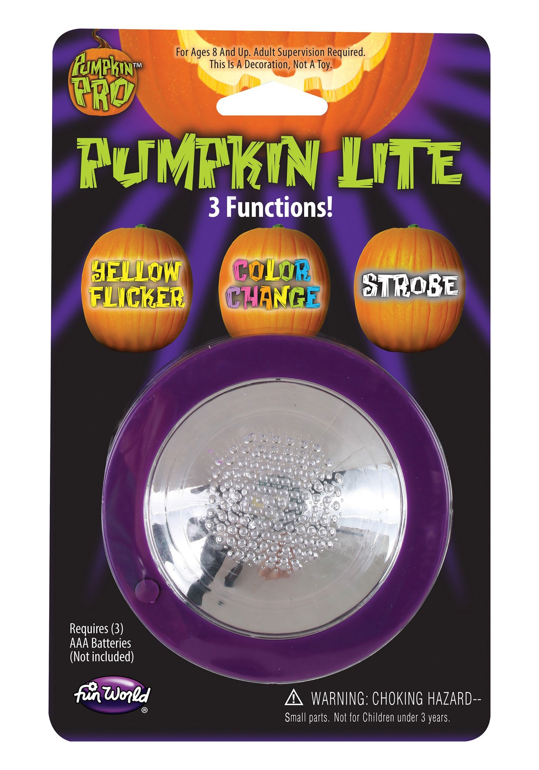 3 Function Pumpkin Light Prop Decoration | Pumpkin Decorations