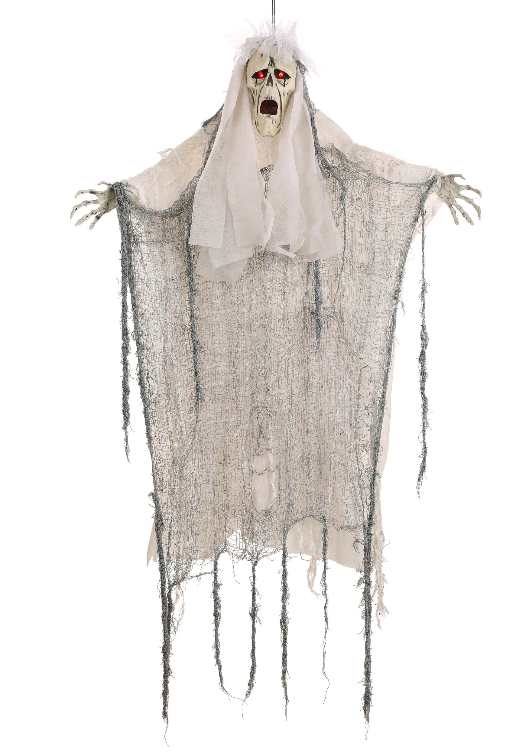 3FT Hanging Light Up Ghost Prop Decoration | Hanging Decorations