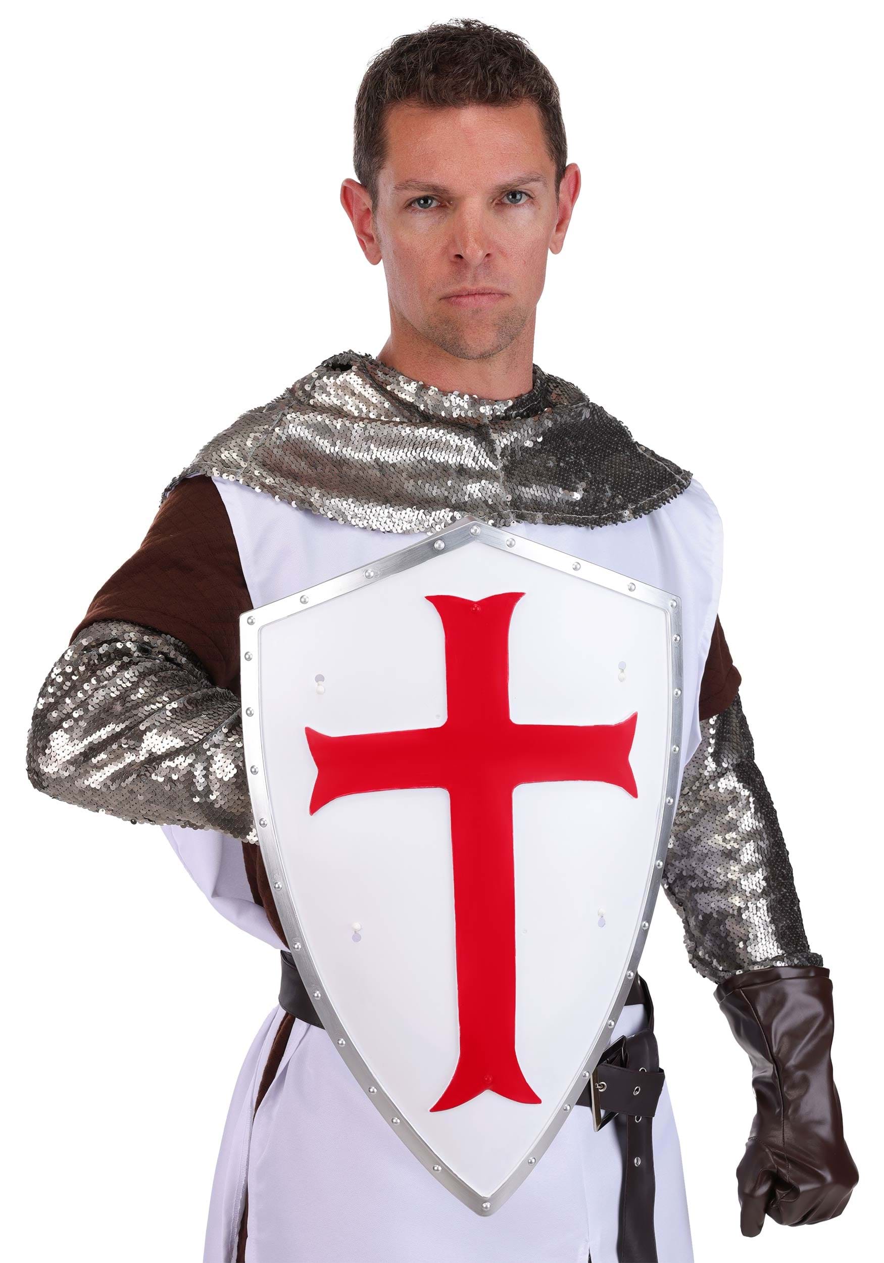20-Inch Crusader Shield Accessory Prop | Historical Accessories