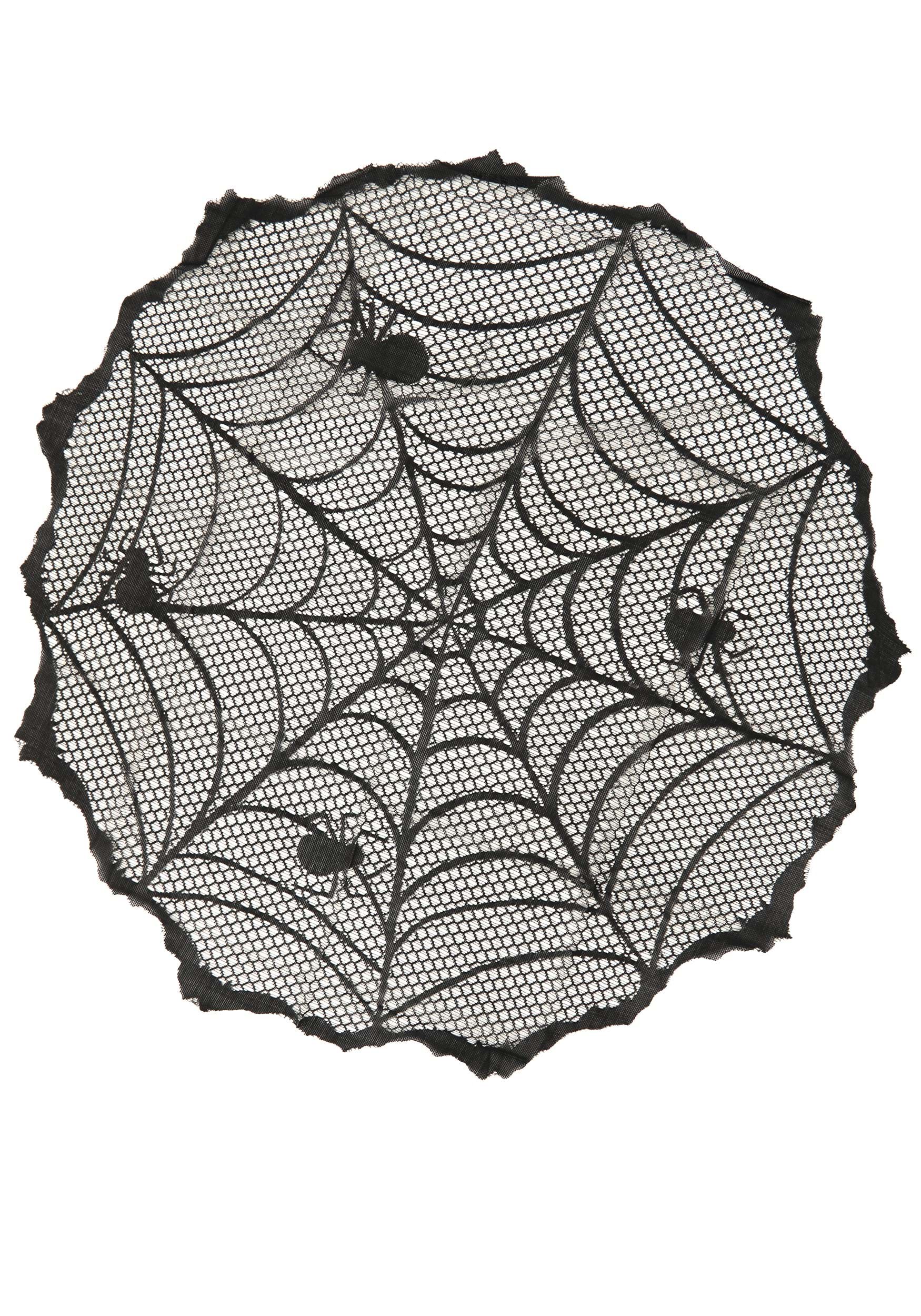 Spider Web Round Halloween Table Cover | Table Decorations