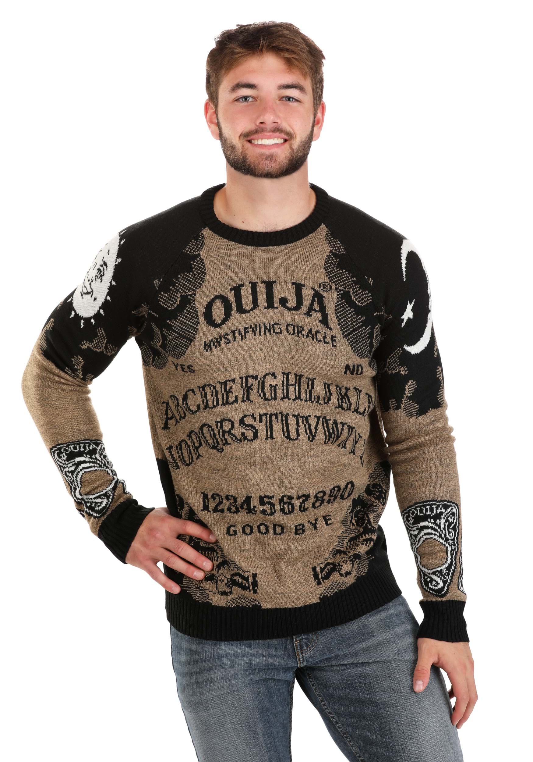 Adult Ouija Board Halloween Sweater | Exclusive Halloween Sweaters