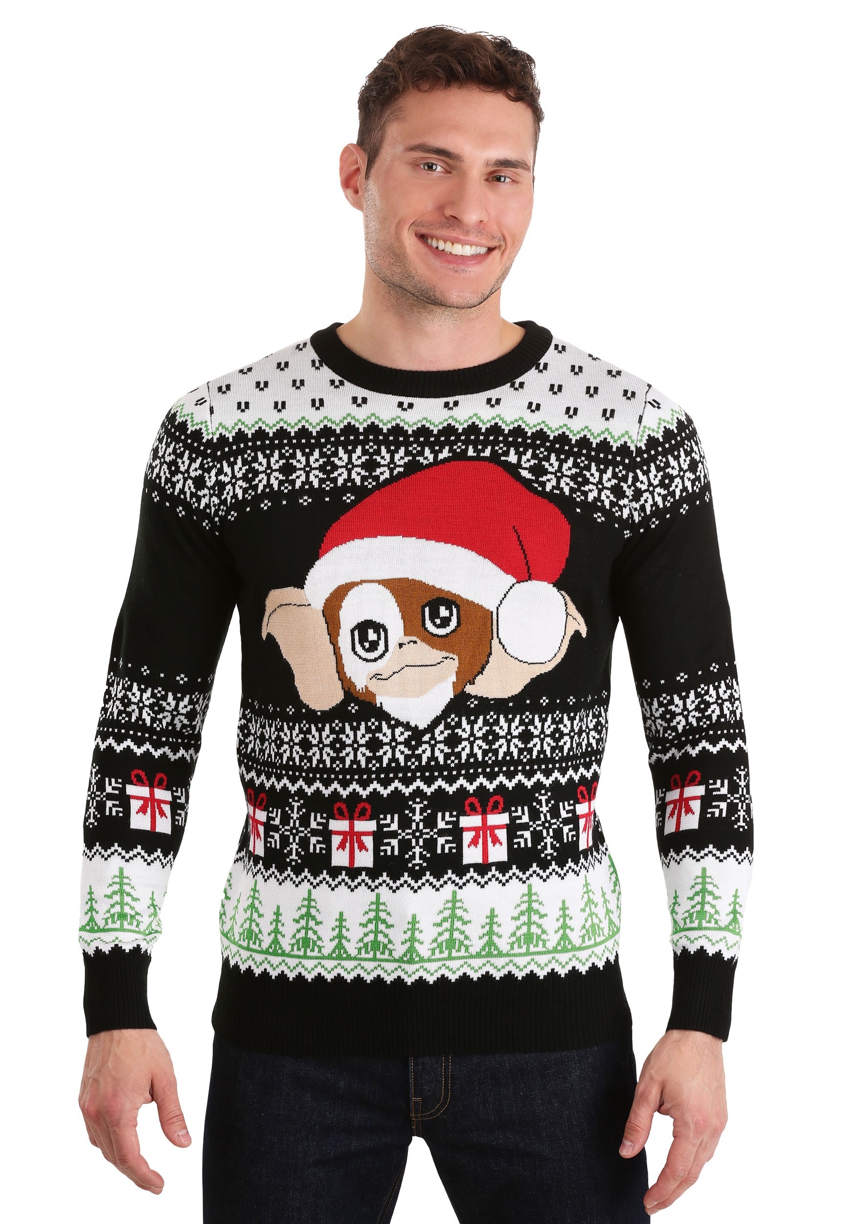Gremlins Gizmo Claus Ugly Christmas Sweater for Adults | Christmas Sweaters
