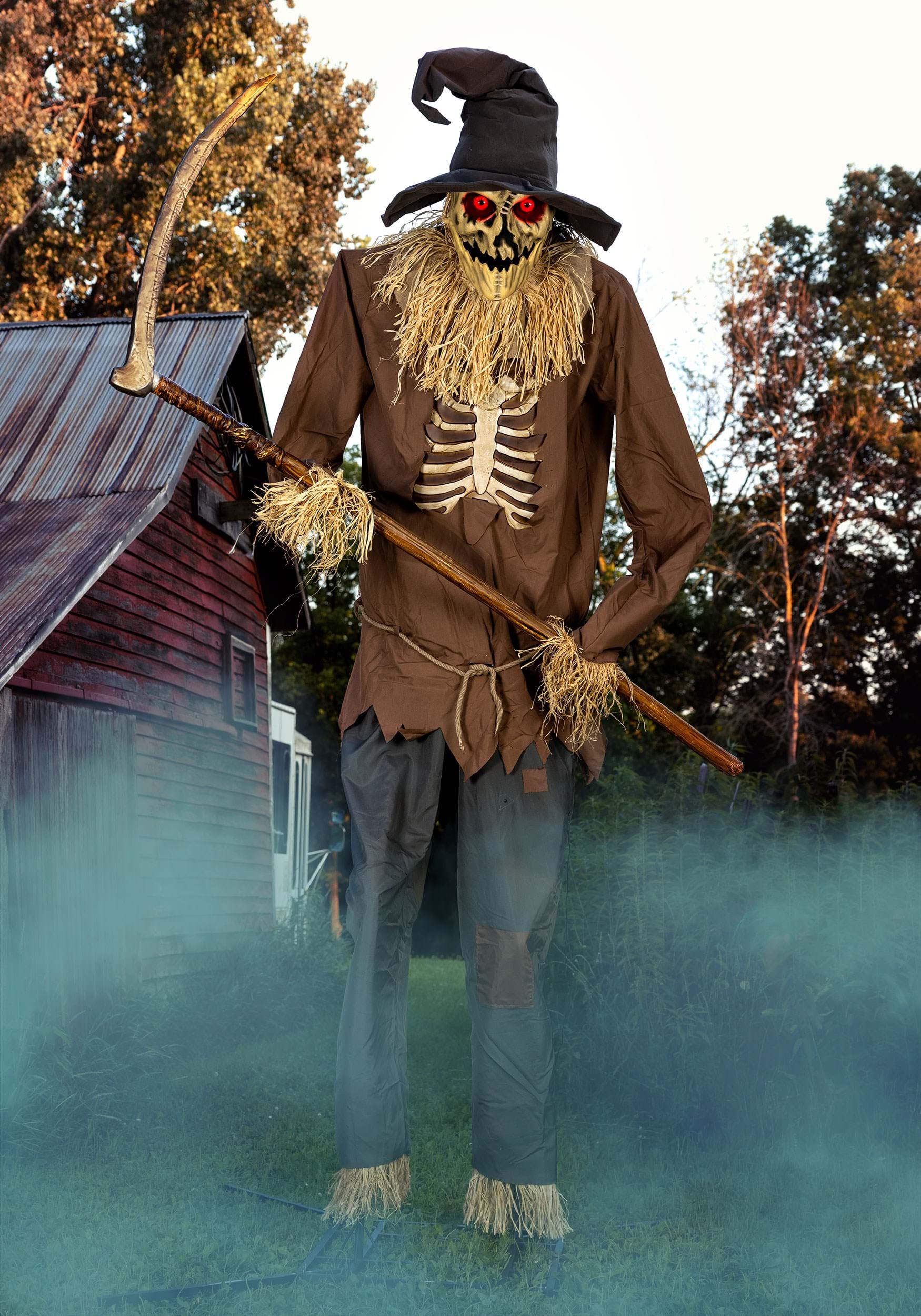 12FT Animatronic Scarecrow Decoration - Tekky | Halloween Animatronics
