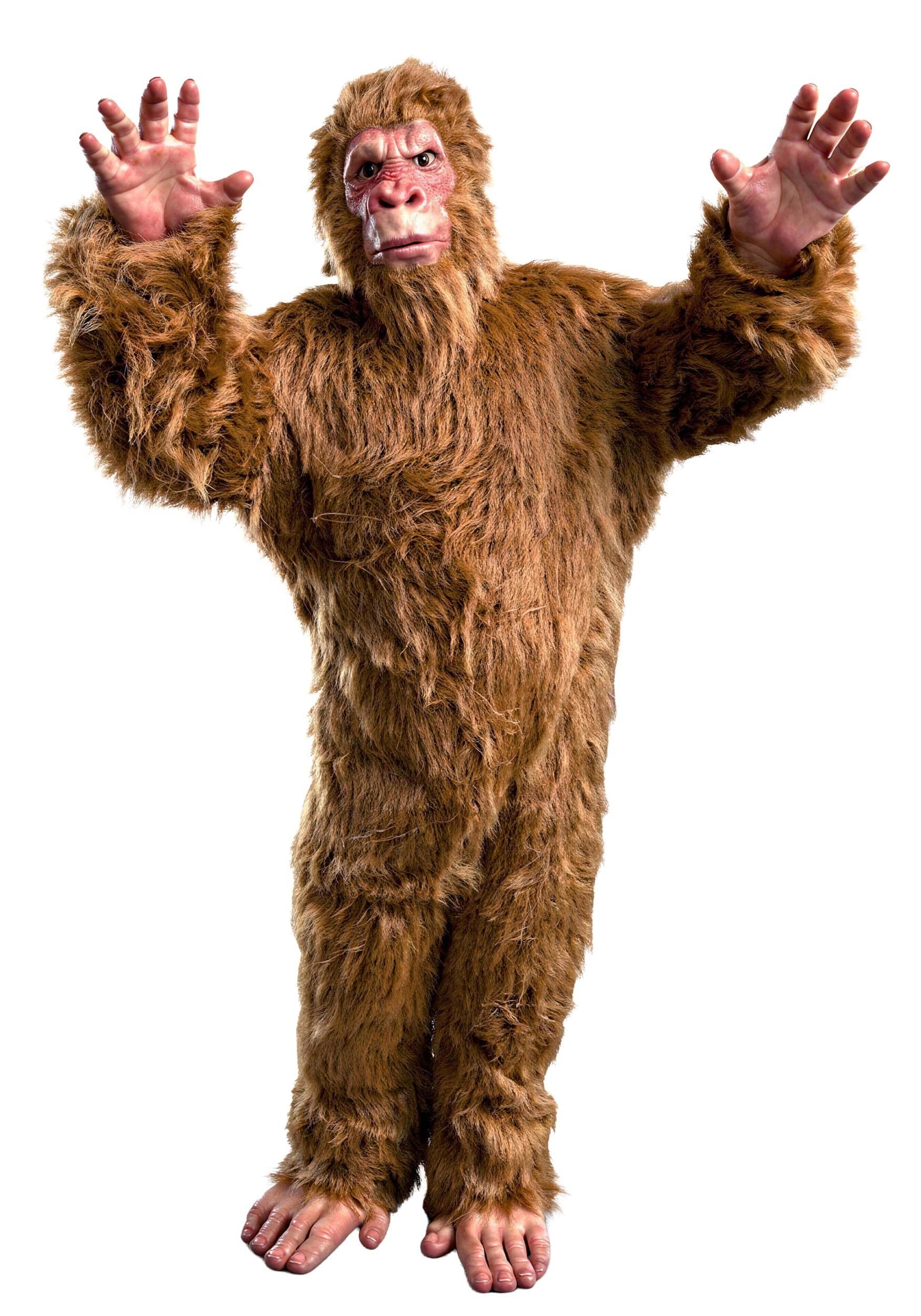 Brown Gorilla Adult Costume | Animal Costumes