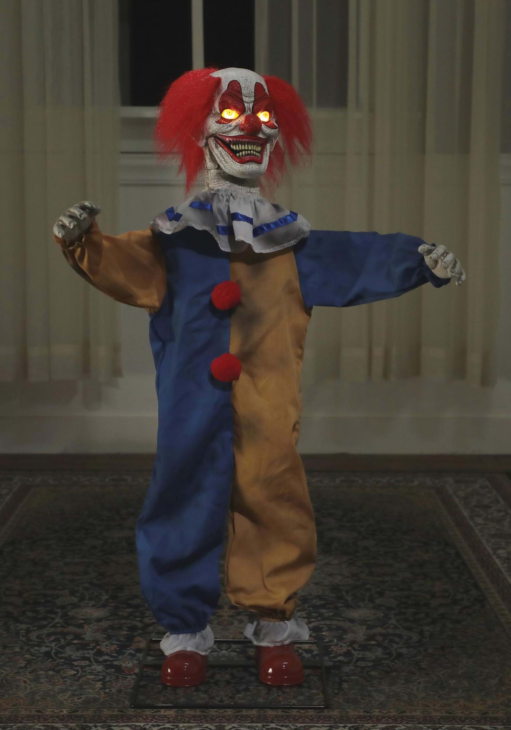 3FT Animated Little Top Evil Clown Prop Decoration | Evil Clown Decorations