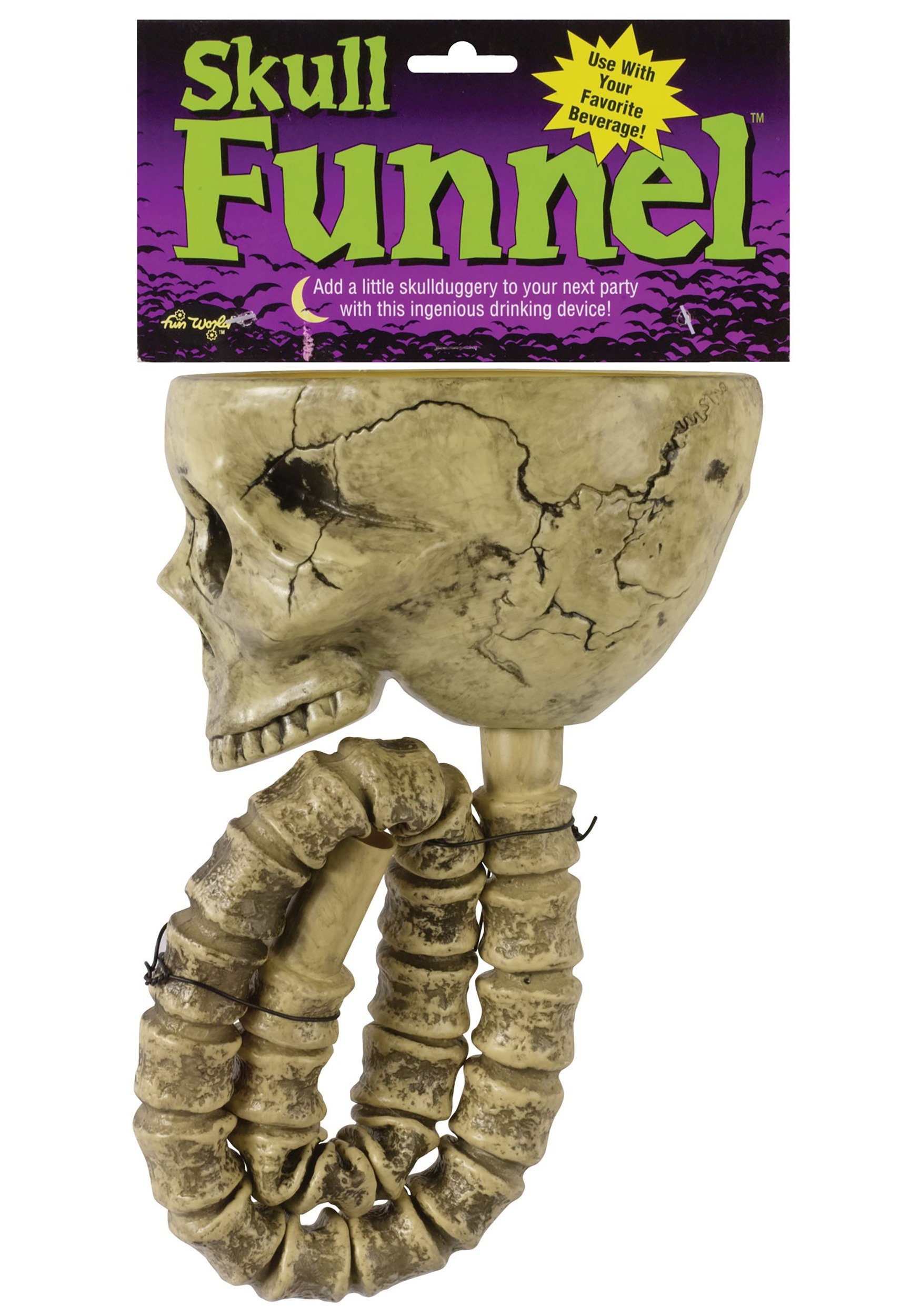 Beverage Skull Funnel Prop