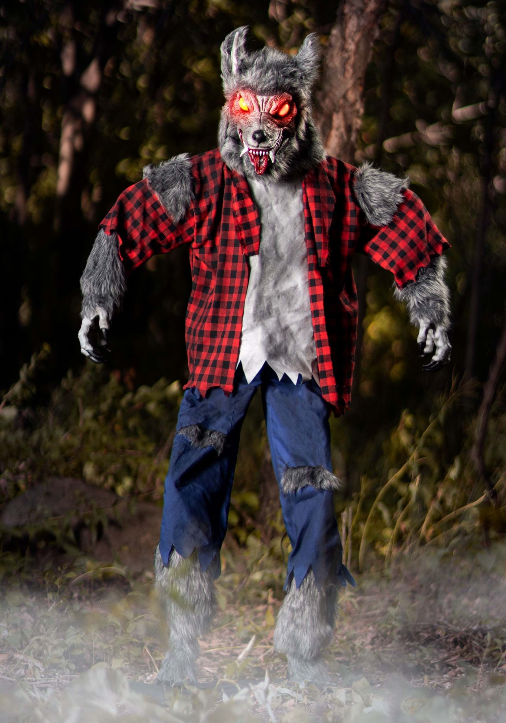 6FT Animated Ferocious Werewolf Halloween Prop | Werewolf Decorations
