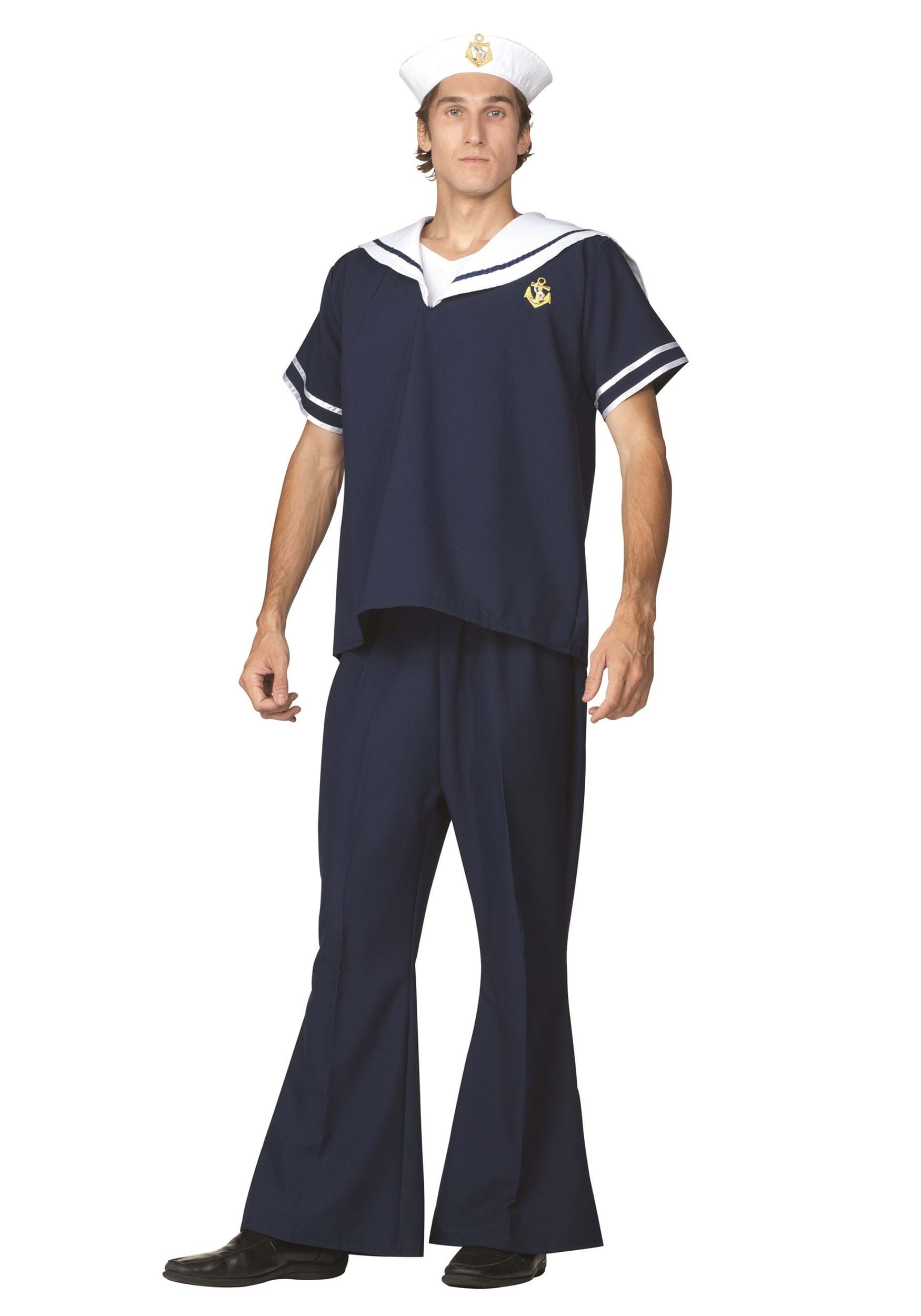 Men's Classic Navy Sailor Costume | Uniform Costumes