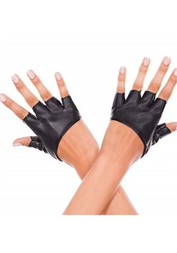 Fingerless Black Cropped Women