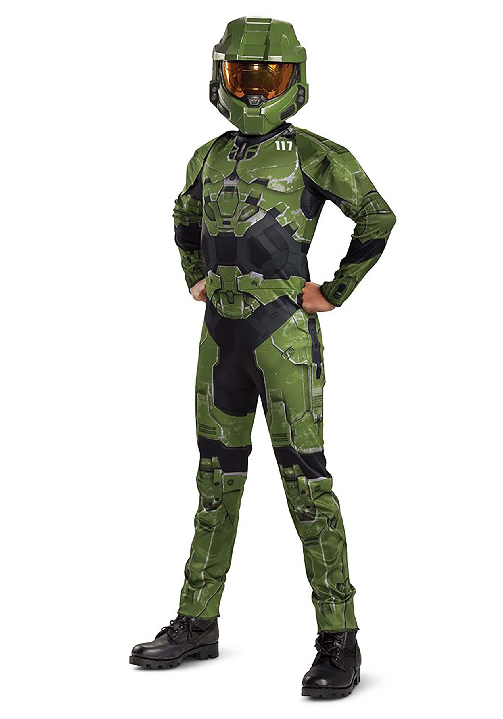 Halo Infinite Master Chief Armor Child Costume