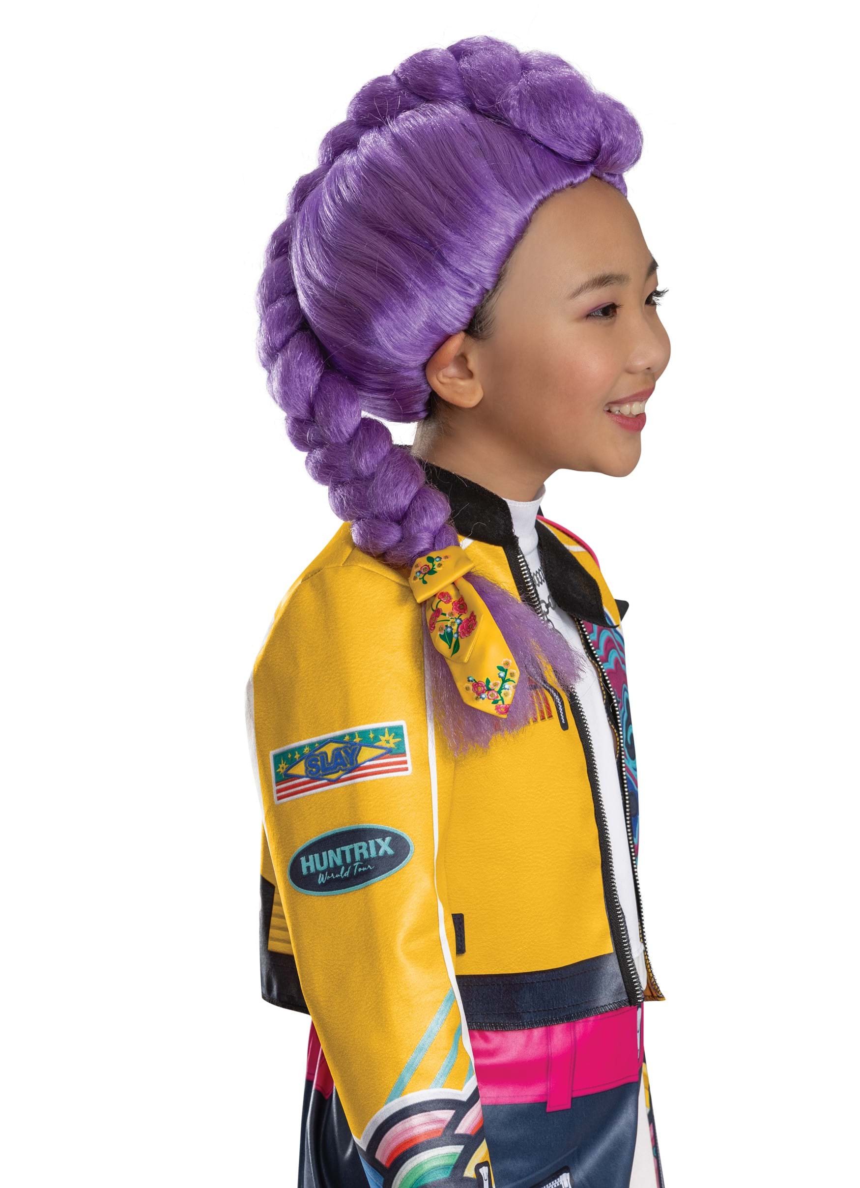 Girl's K-Pop Demon Hunters Costume Rumi Wig | Movie Accessories