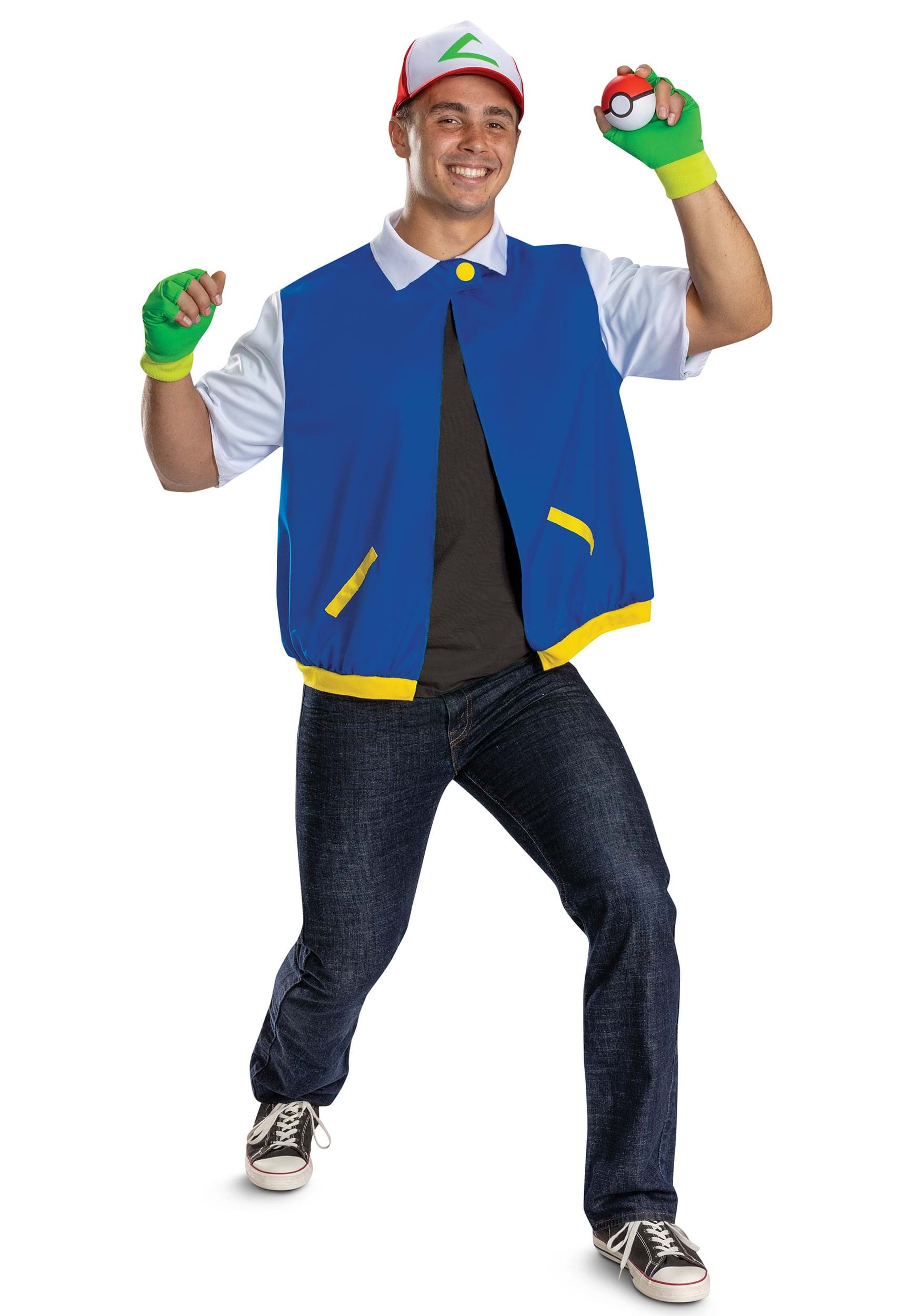 Adult Pokémon Ash Ketchum Costume Kit | Pokémon Costumes