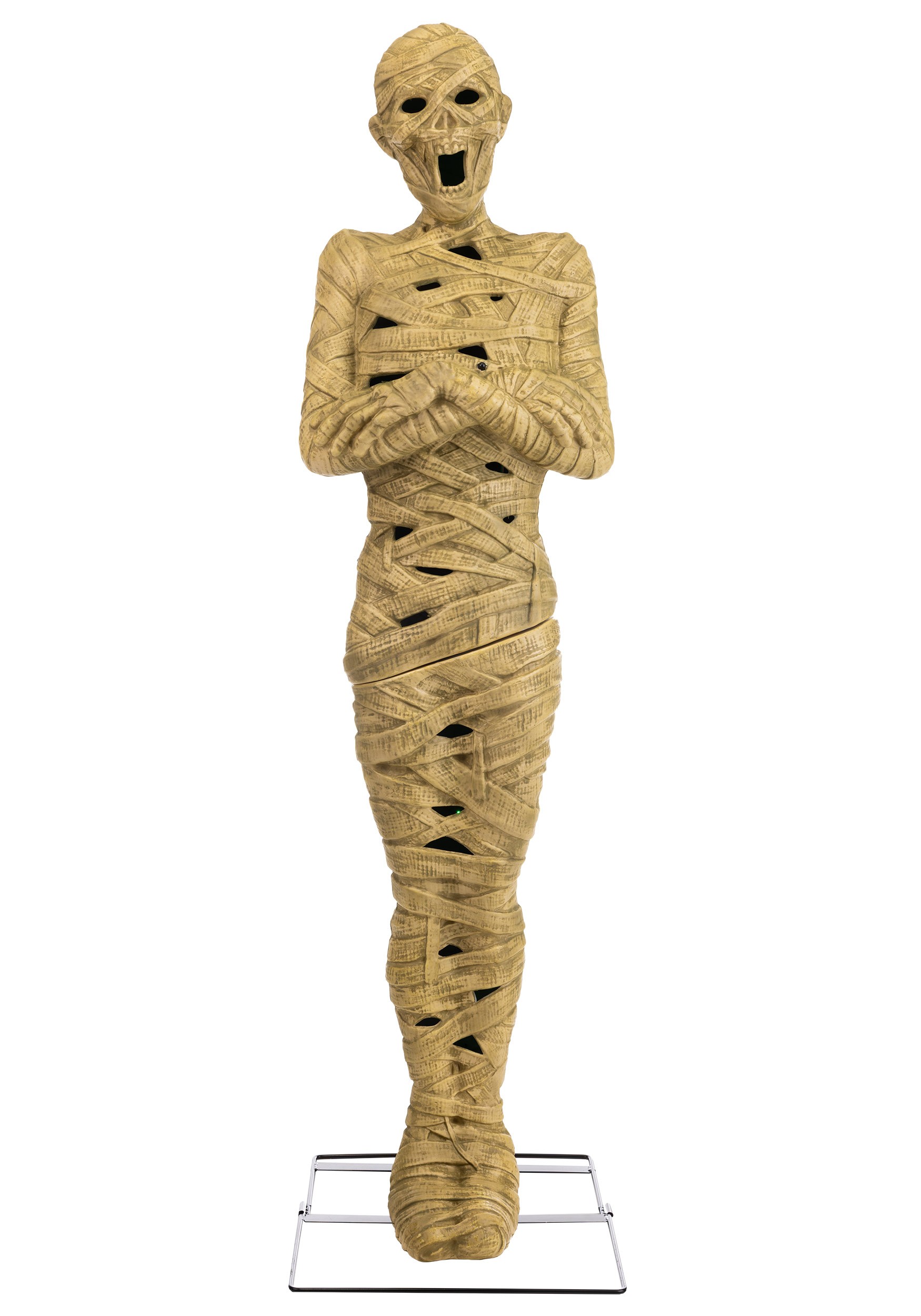 5FT Animatronic Fiery Fahir the Muted Mummy Decoration | Animatronics
