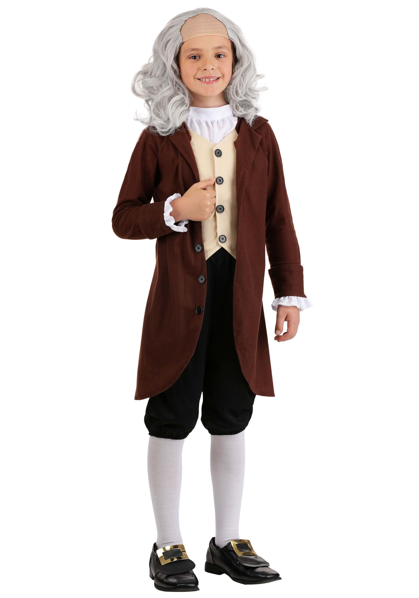 Boy's Classic Ben Franklin Costume | Historical Figures Costumes