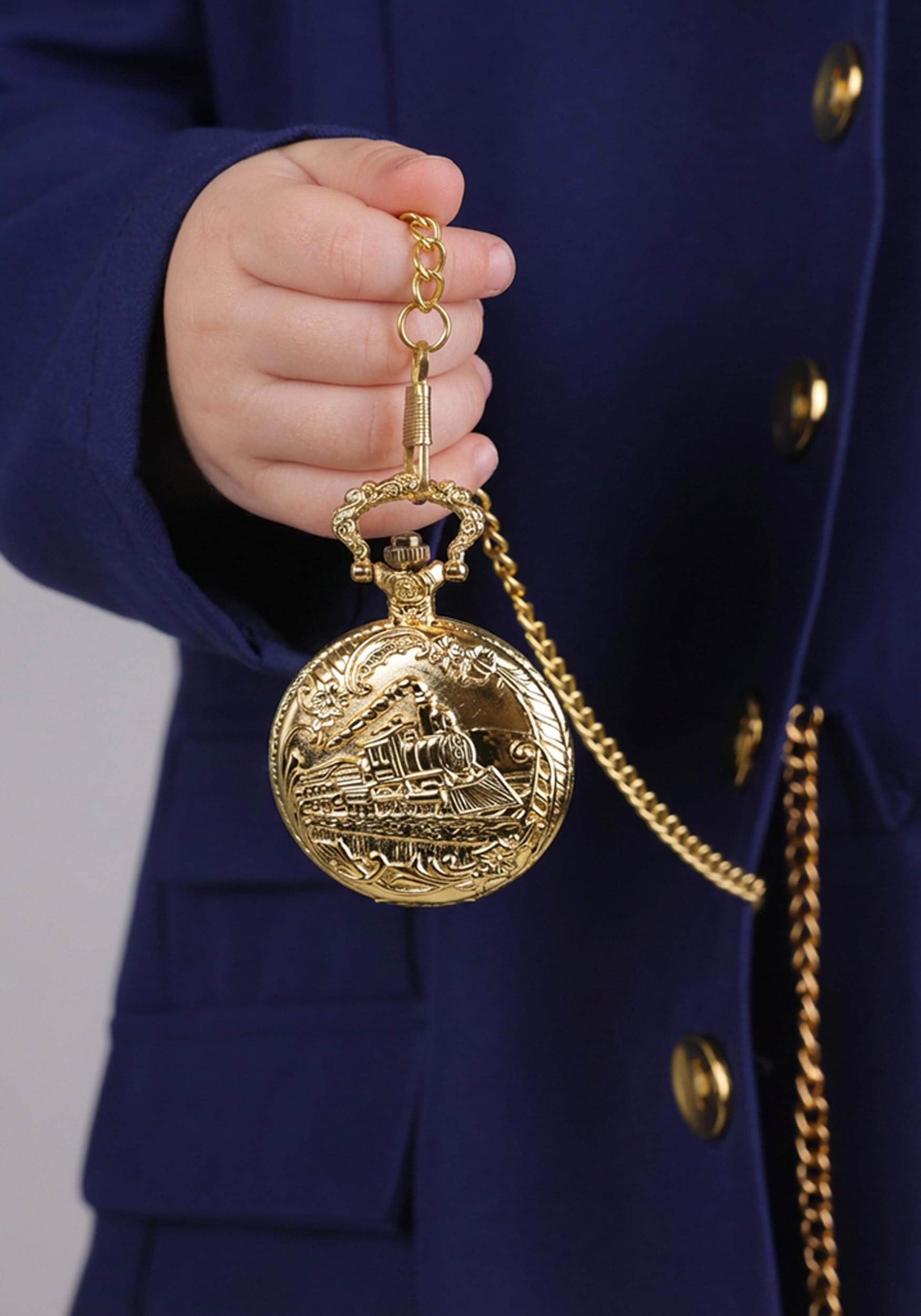 North Pole Pocket Watch Train Conductor Prop | Uniform Accessories