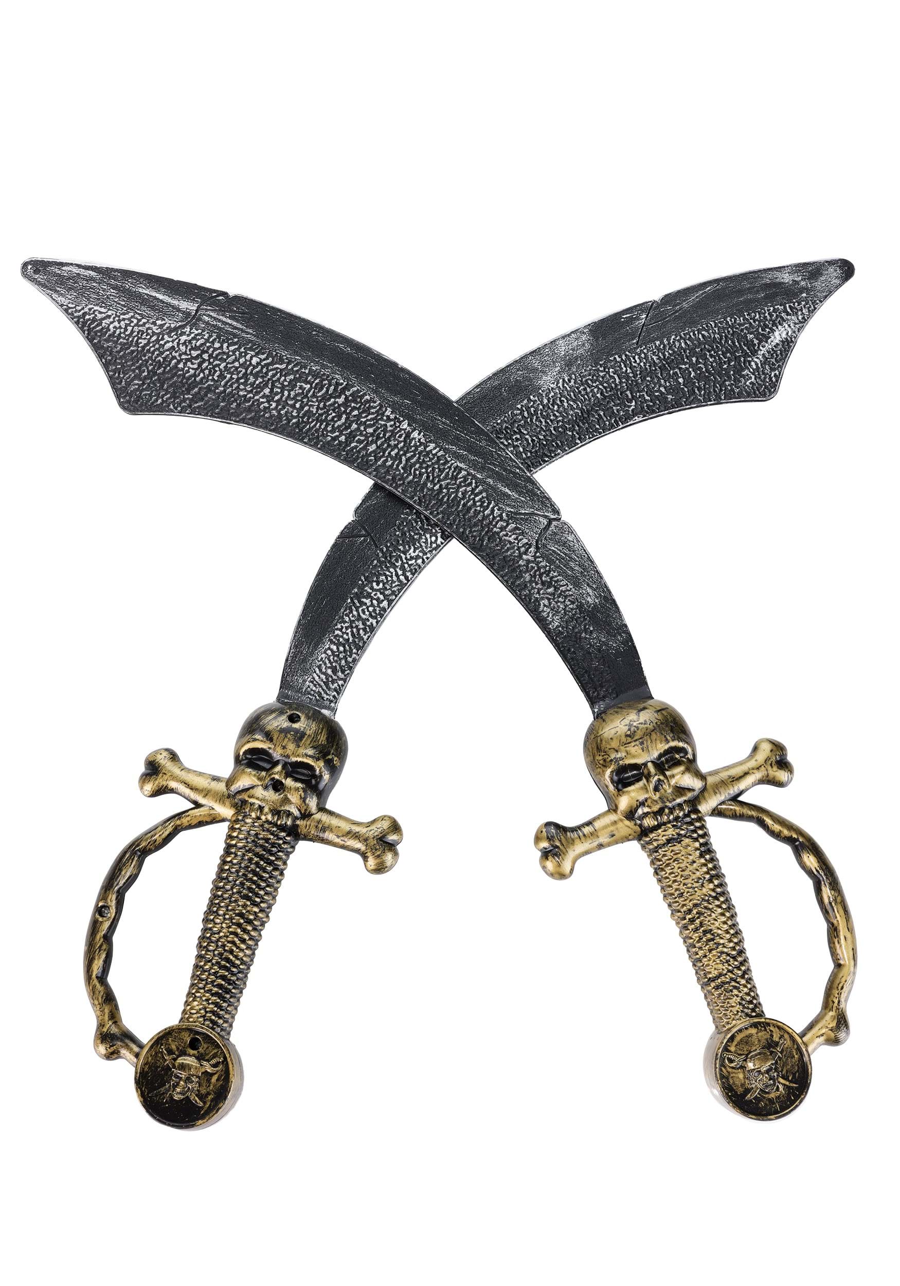 Faux Pirate Sword 2 Piece Costume Set | Pirate Accessories
