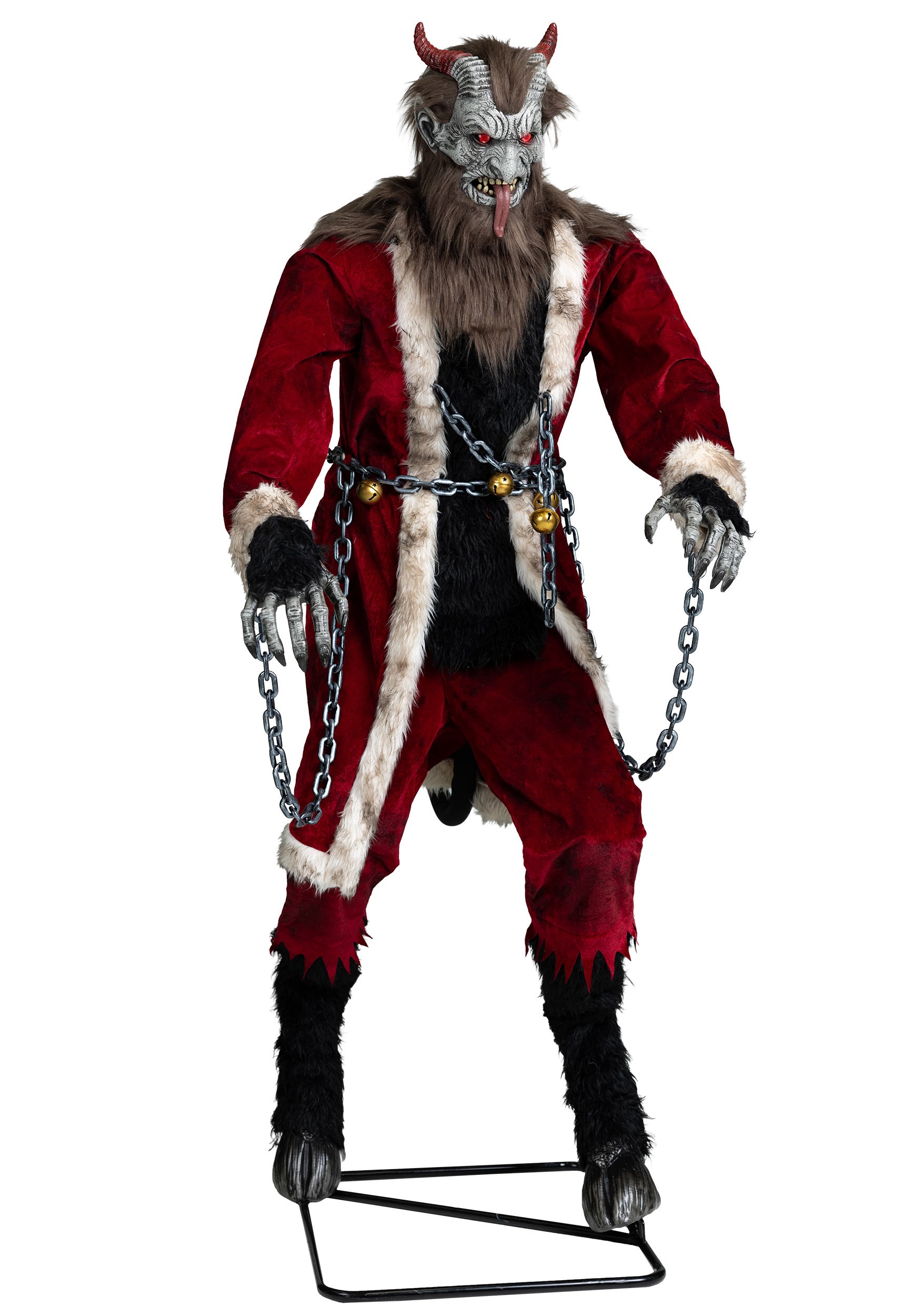 6.5FT Animatronic Krampus Decoration | Animatronics