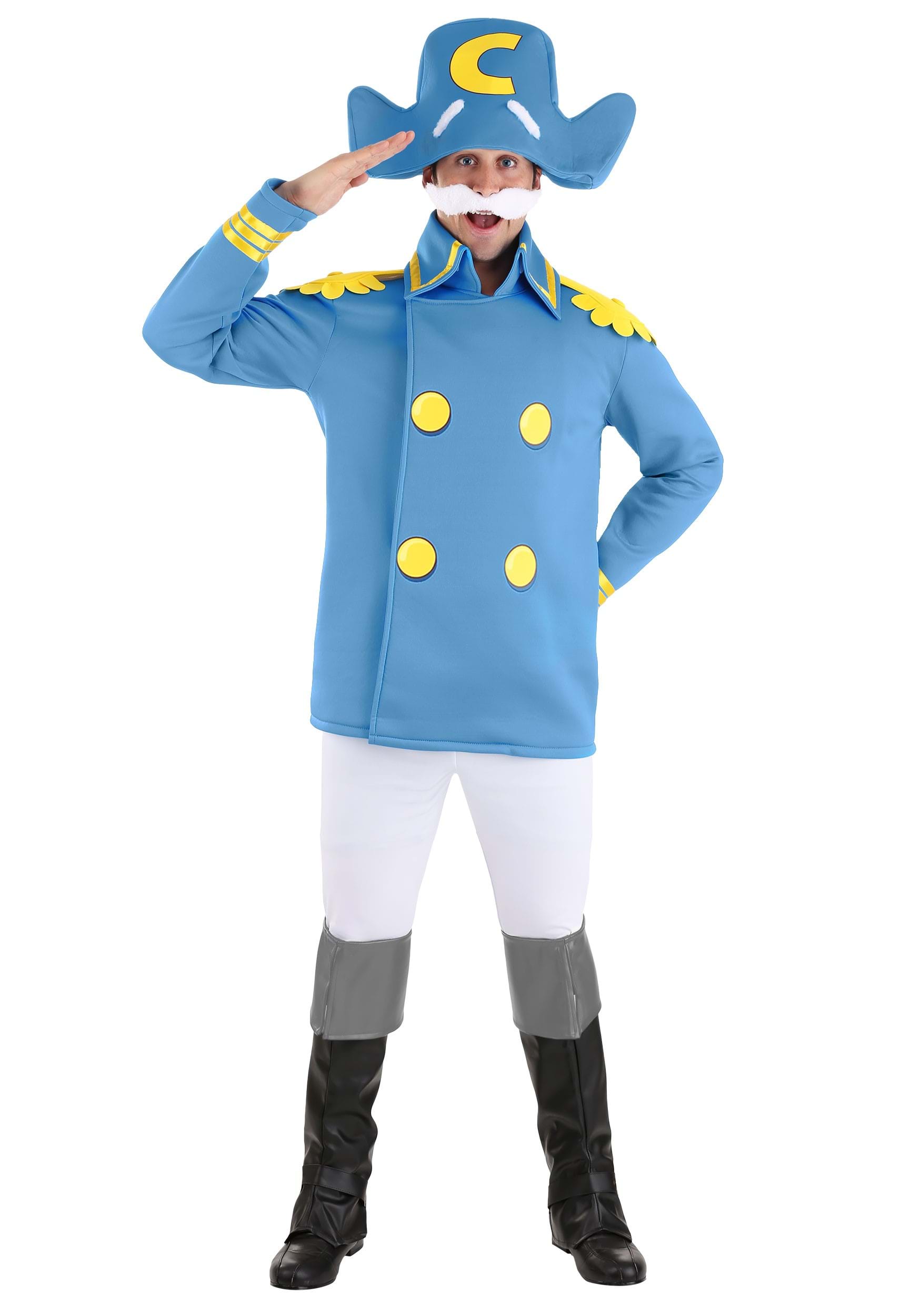 Plus Size Cartoonish Captain Costume for Men | Cereal Costumes