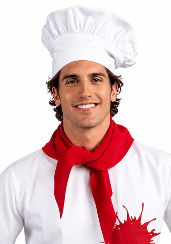 Adult Deluxe Chef Costume Hat | Uniform Accessories
