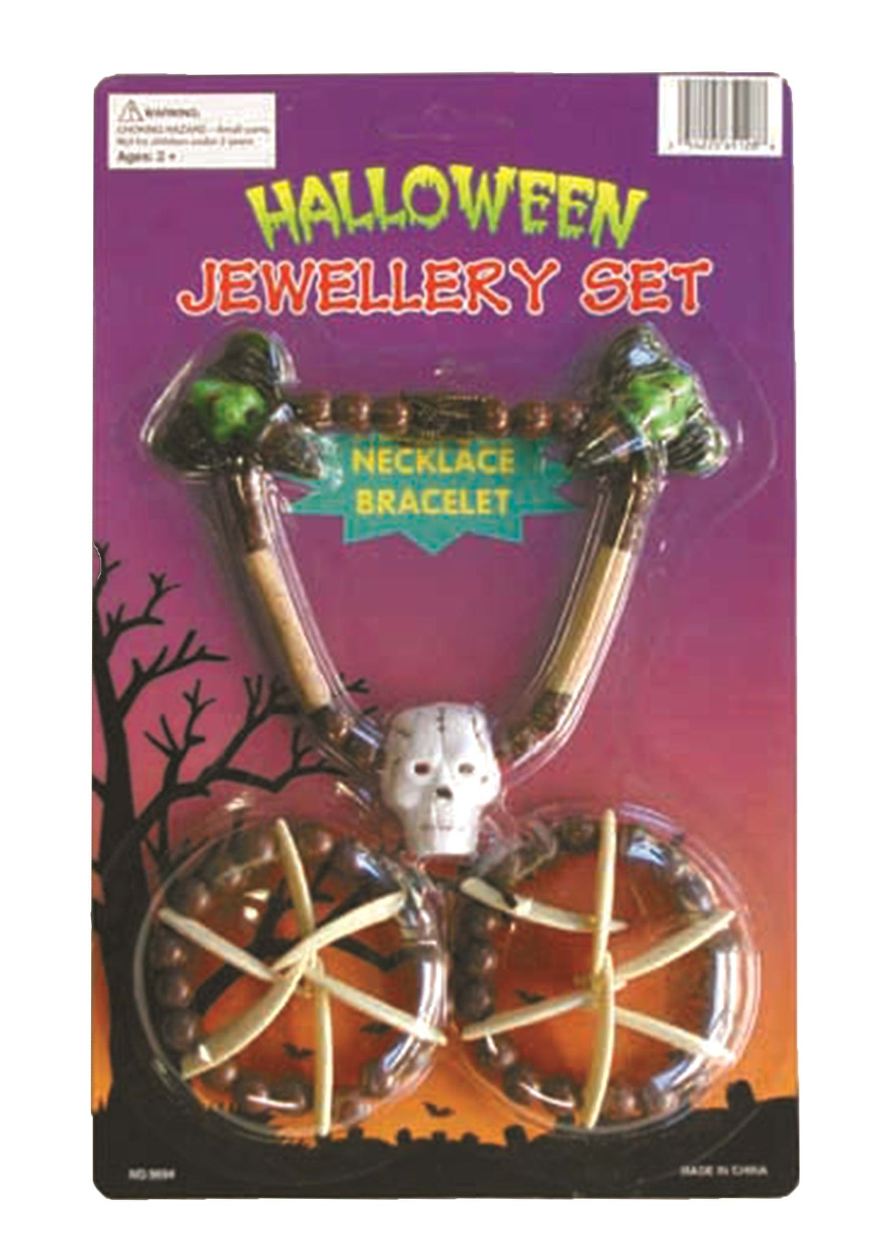 Teeth Necklace & Bracelet Costume Set | Costume Accessories