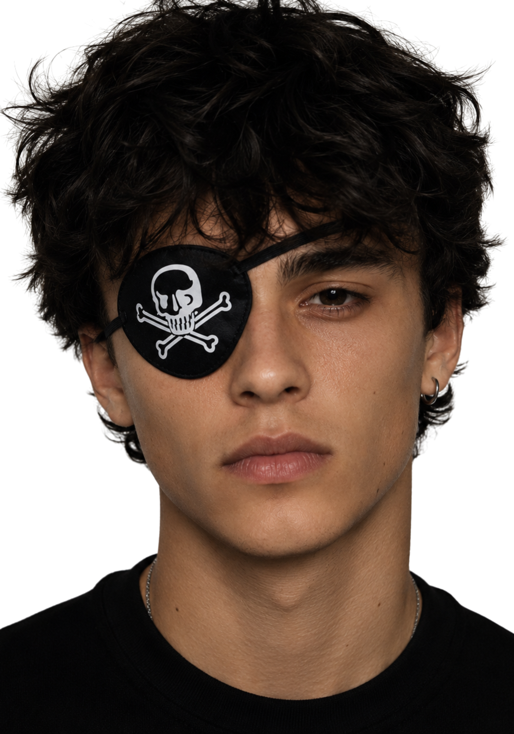 Satin Skull Eyepatch Costume Accessory | Pirate Accessories