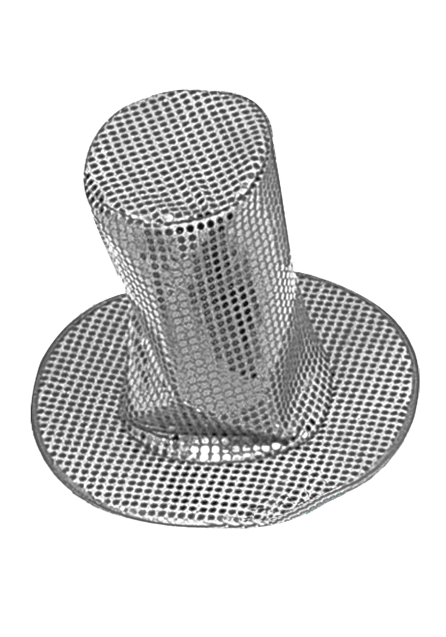 8-Inch Adult Silver Sequin Disco Accessory Hat | Disco Accessories