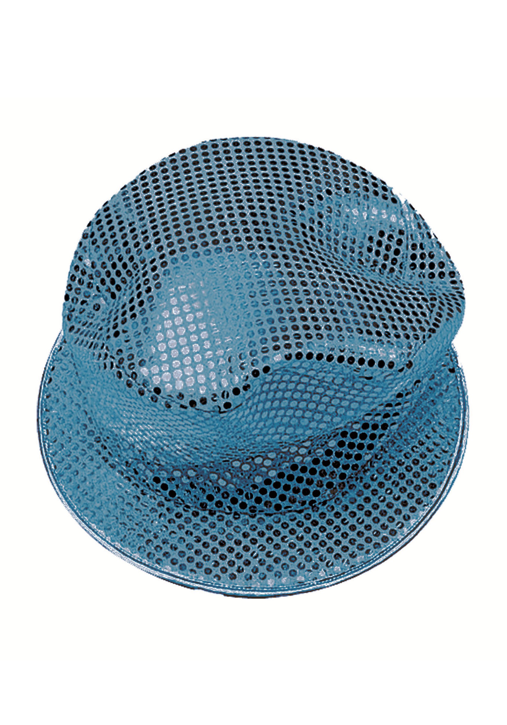 11-Inch Adult Blue Sequin Top Accessory Hat | Halloween Accessories