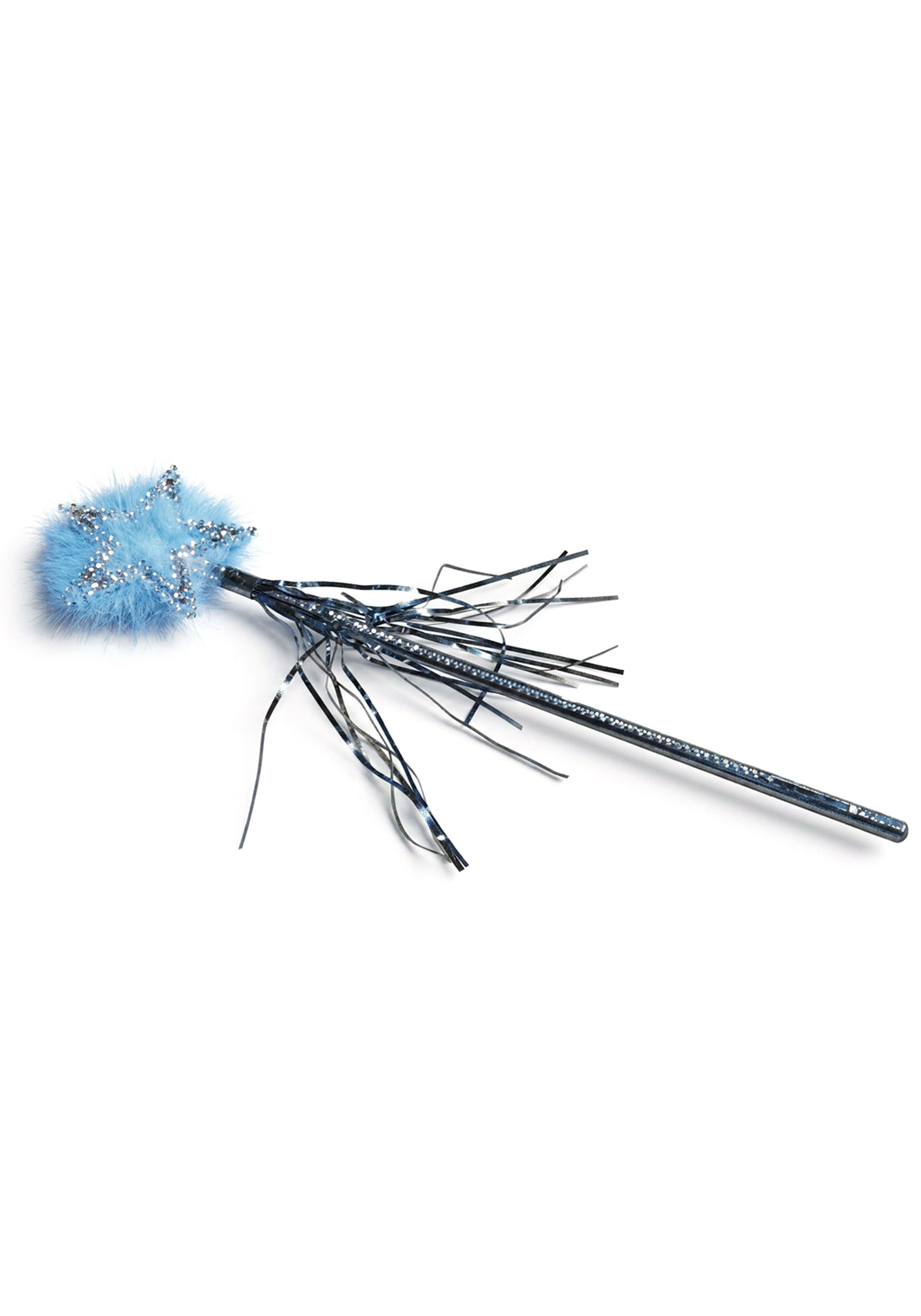 Star Silver Wand with Marabou Accessory | Storybook Accessories