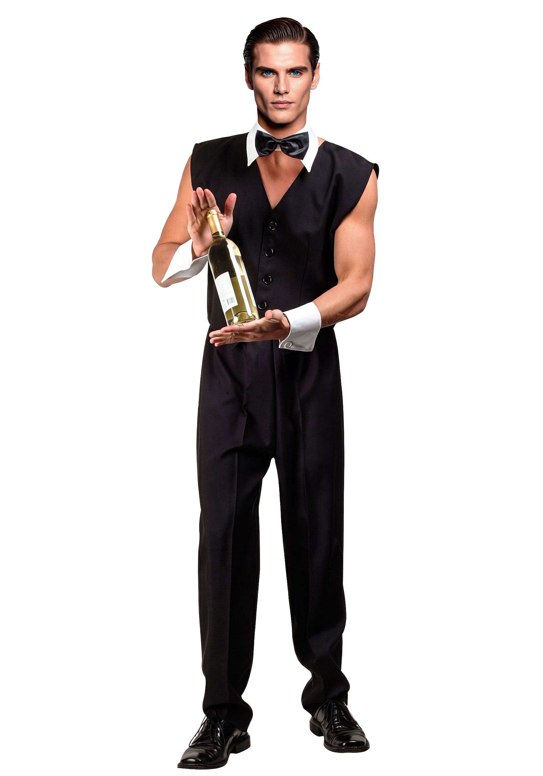 Men's Sexy Bartender Chip Costume | Uniform Costumes