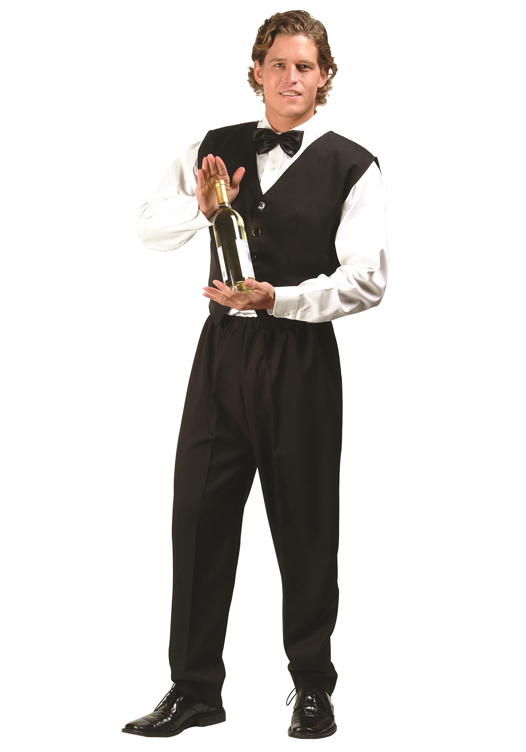 Plus Size Chip the Bartender Men's Costume | Uniform Costumes