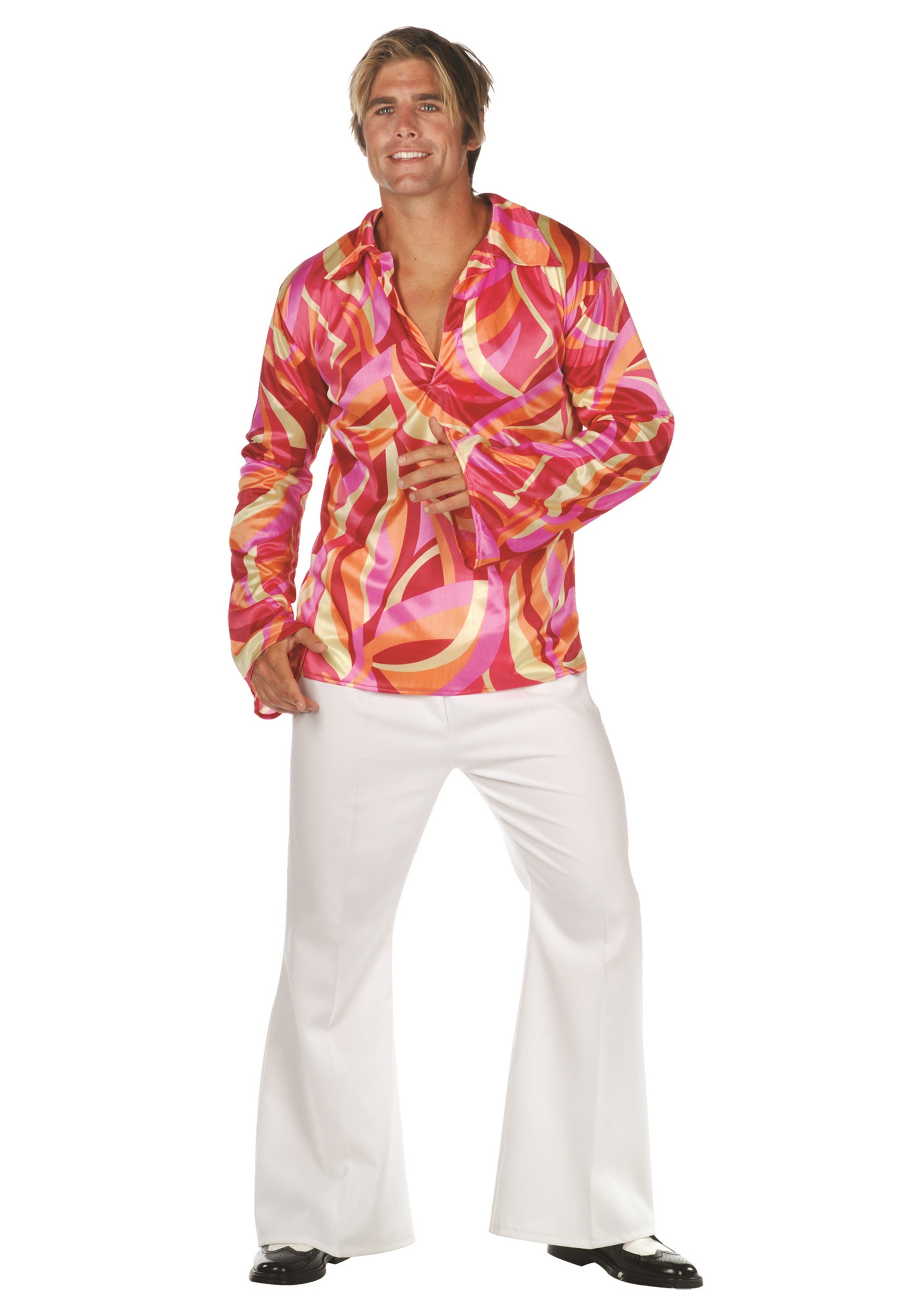 Plus Size 70's Slick Disco Men's Costume | 70's Costumes