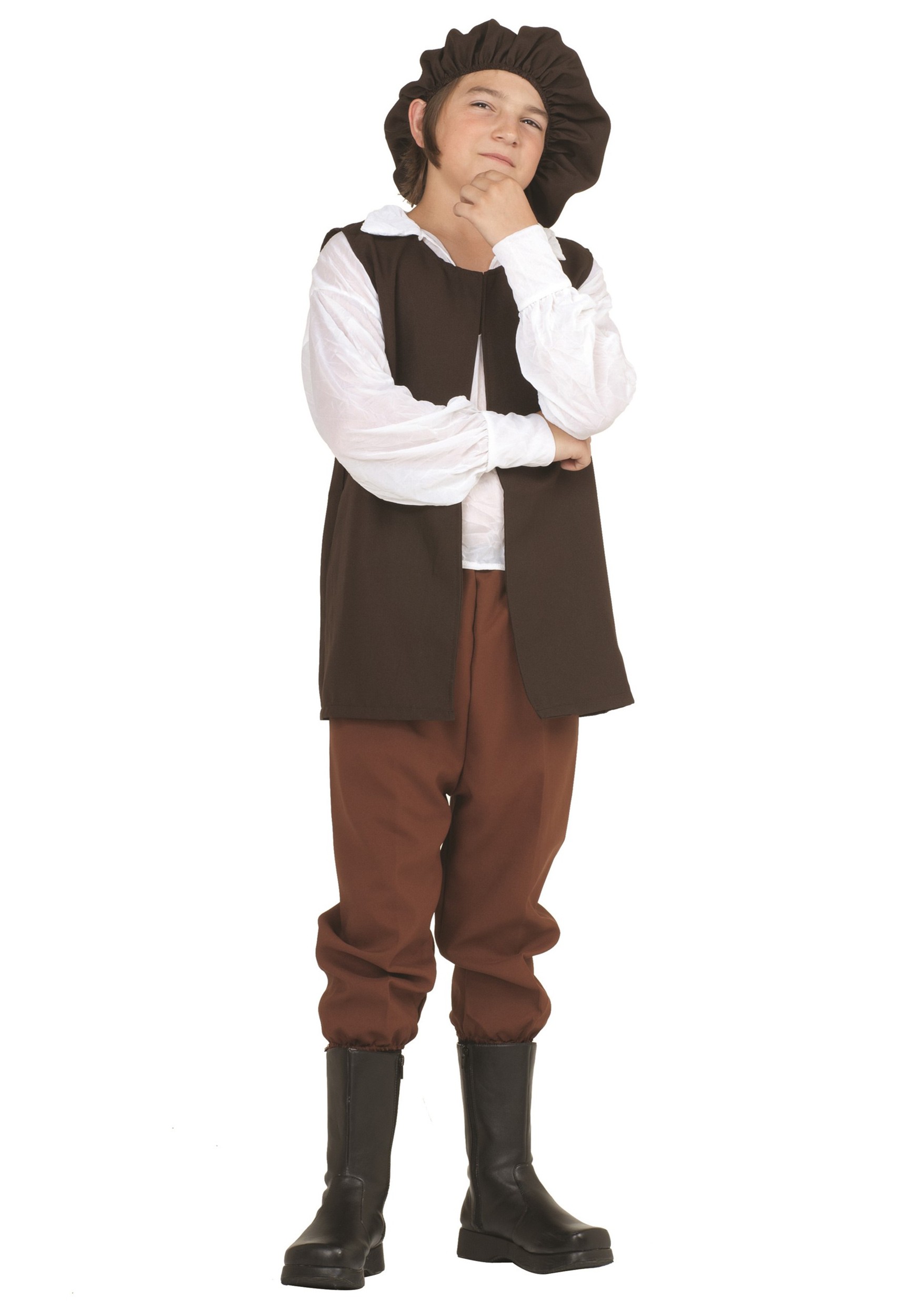 Boy's Renaissance Villager Classic Costume | Historical Costumes