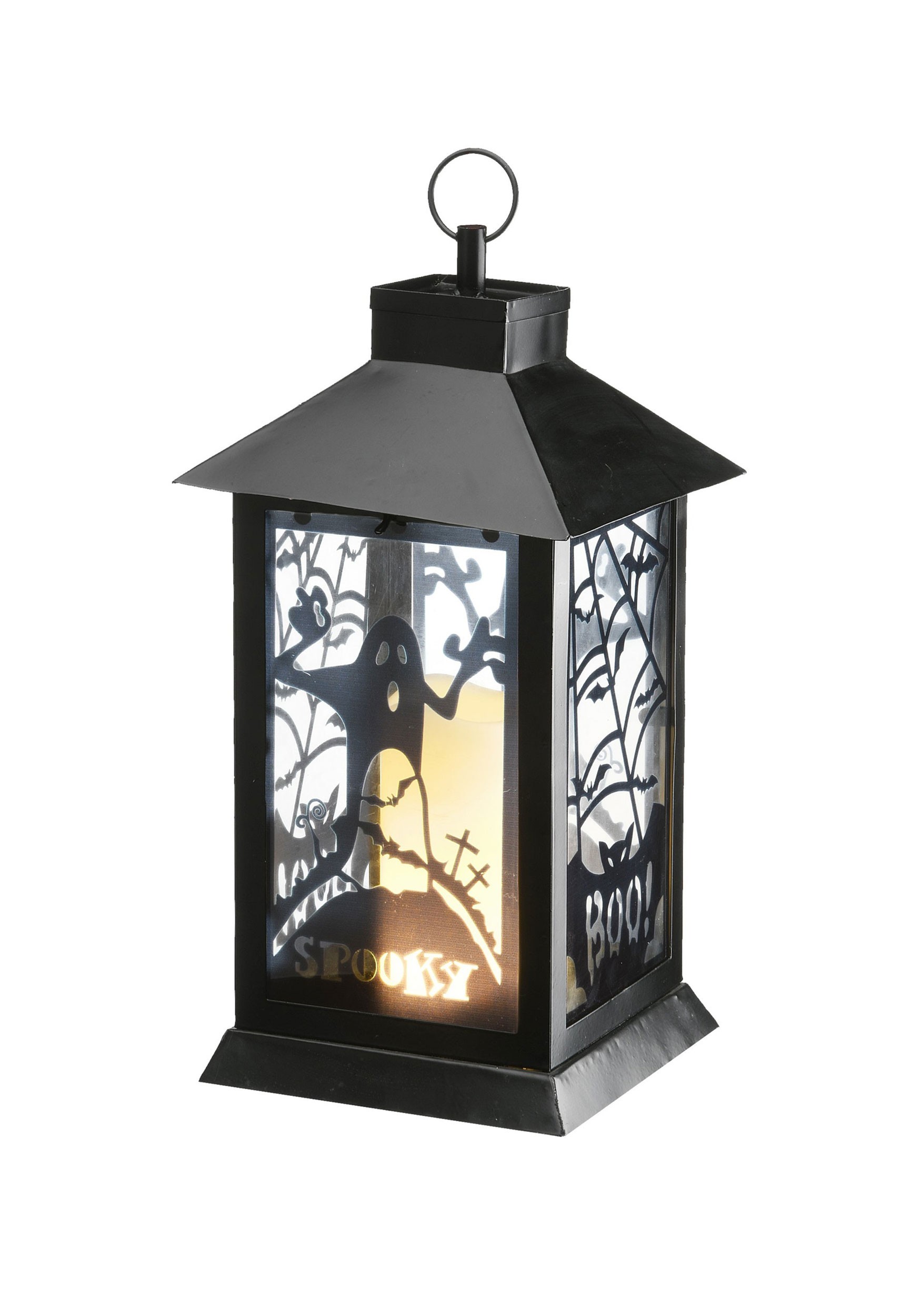16-Inch Ghost Lantern Light Up Decoration | Table Decorations