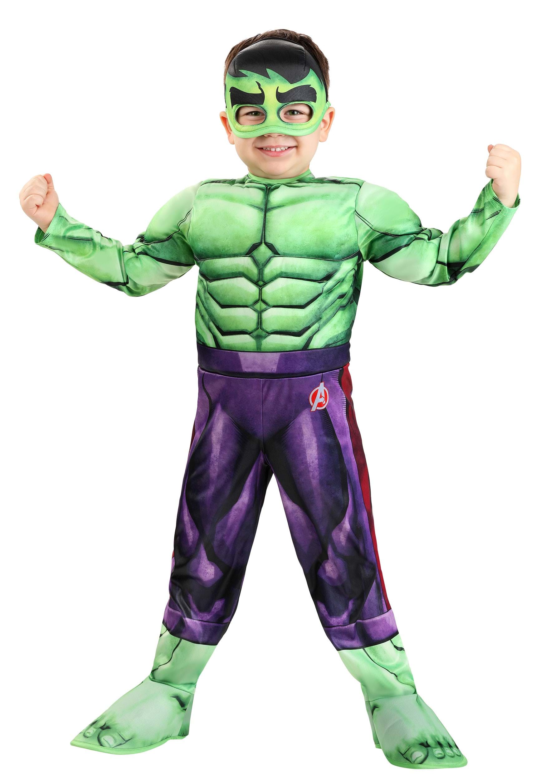 Marvel Green Incredible Hulk Boy's Toddler Costume | Marvel Costumes