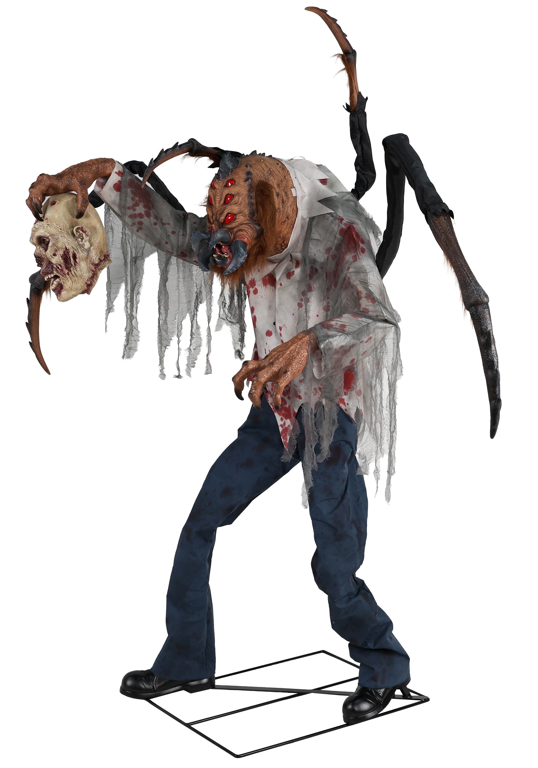 7FT Animatronic Dr. Fangor Spider Guy Decoration | Animatronics