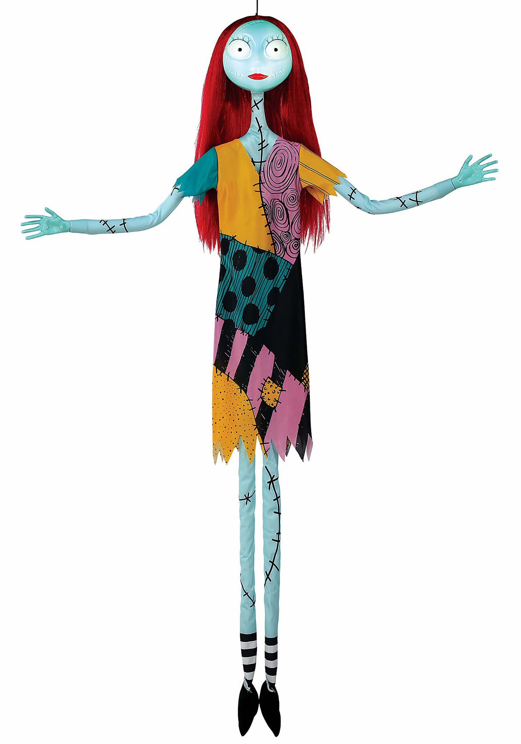 5.5FT Nightmare Before Christmas Hanging Light Up Sally Decoration | Disney Decorations