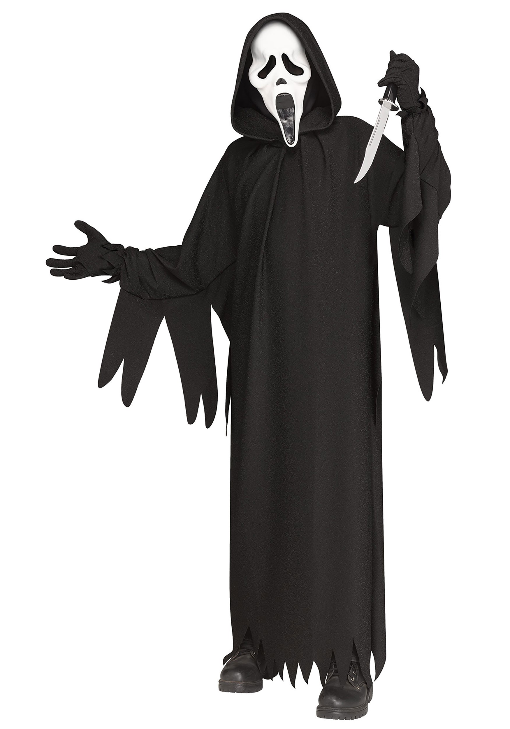 Kid's Ghost Face 30th Anniversary Costume | Scream Costumes