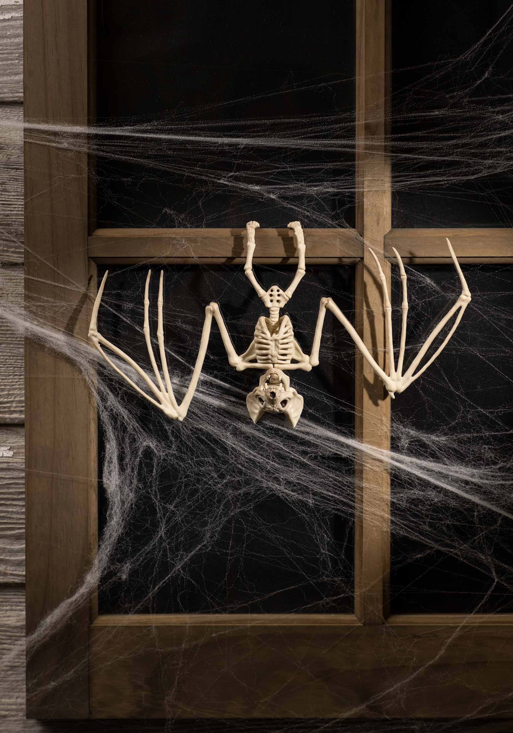 11-Inch Skeleton Bat Halloween Decoration | Animal Skeletons