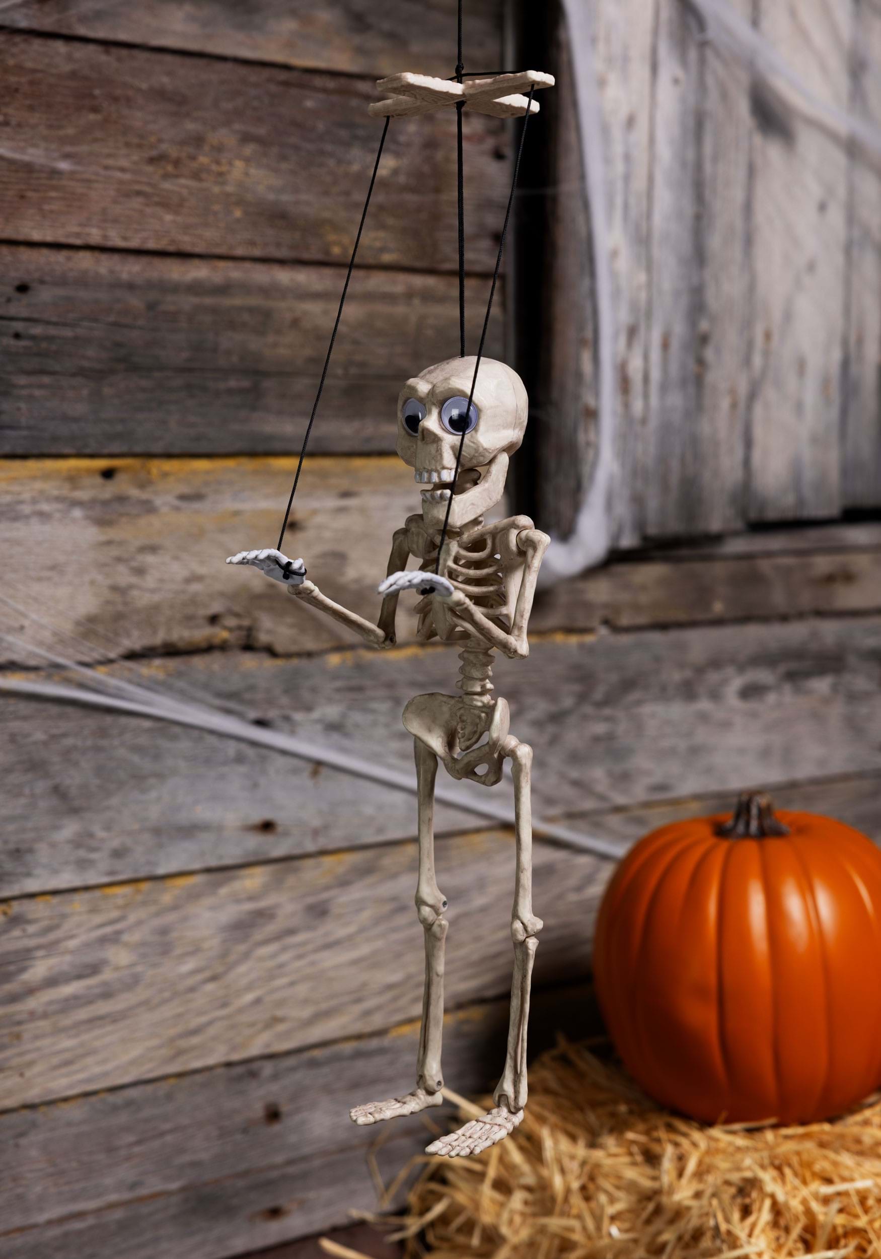 16-Inch Starvin Marvin Marionette Prop Decoration | Skeleton Decorations