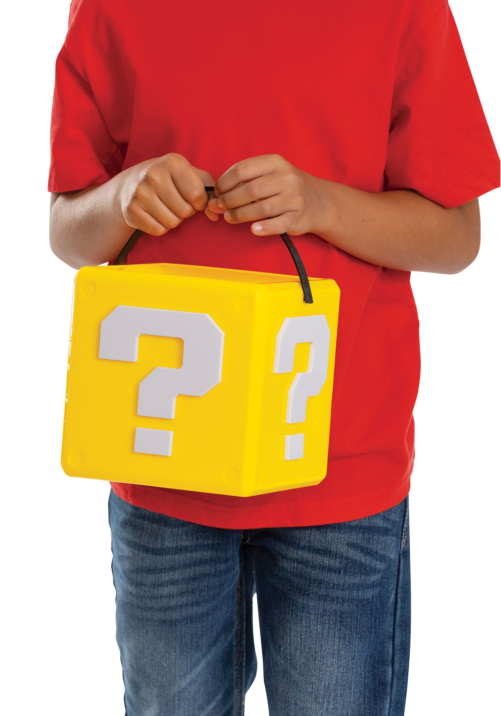 Super Mario Question Block Candy Pail | Super Mario Accessories