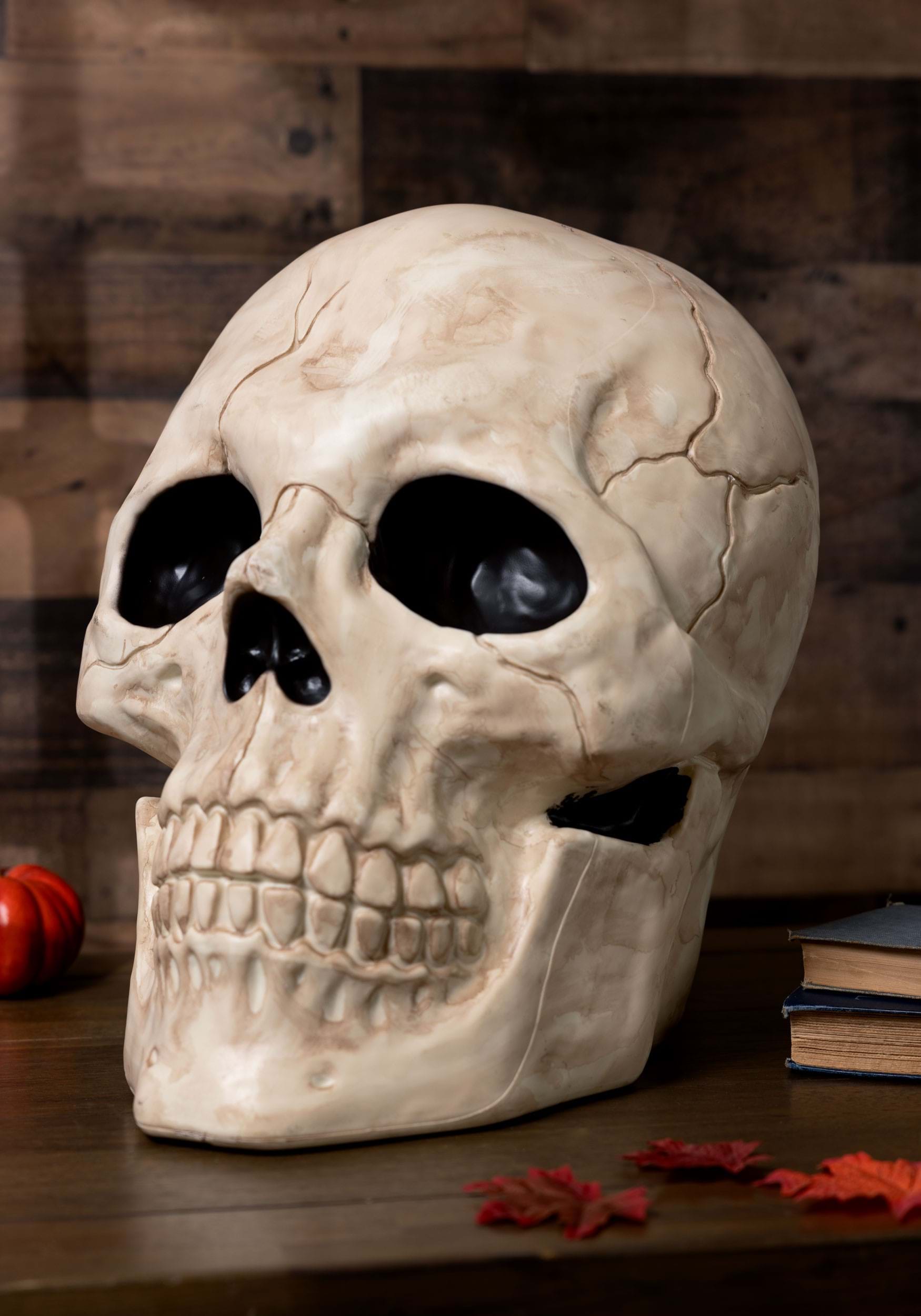 18.5 Inch Giant Skull Decoration | Skull Halloween Decor