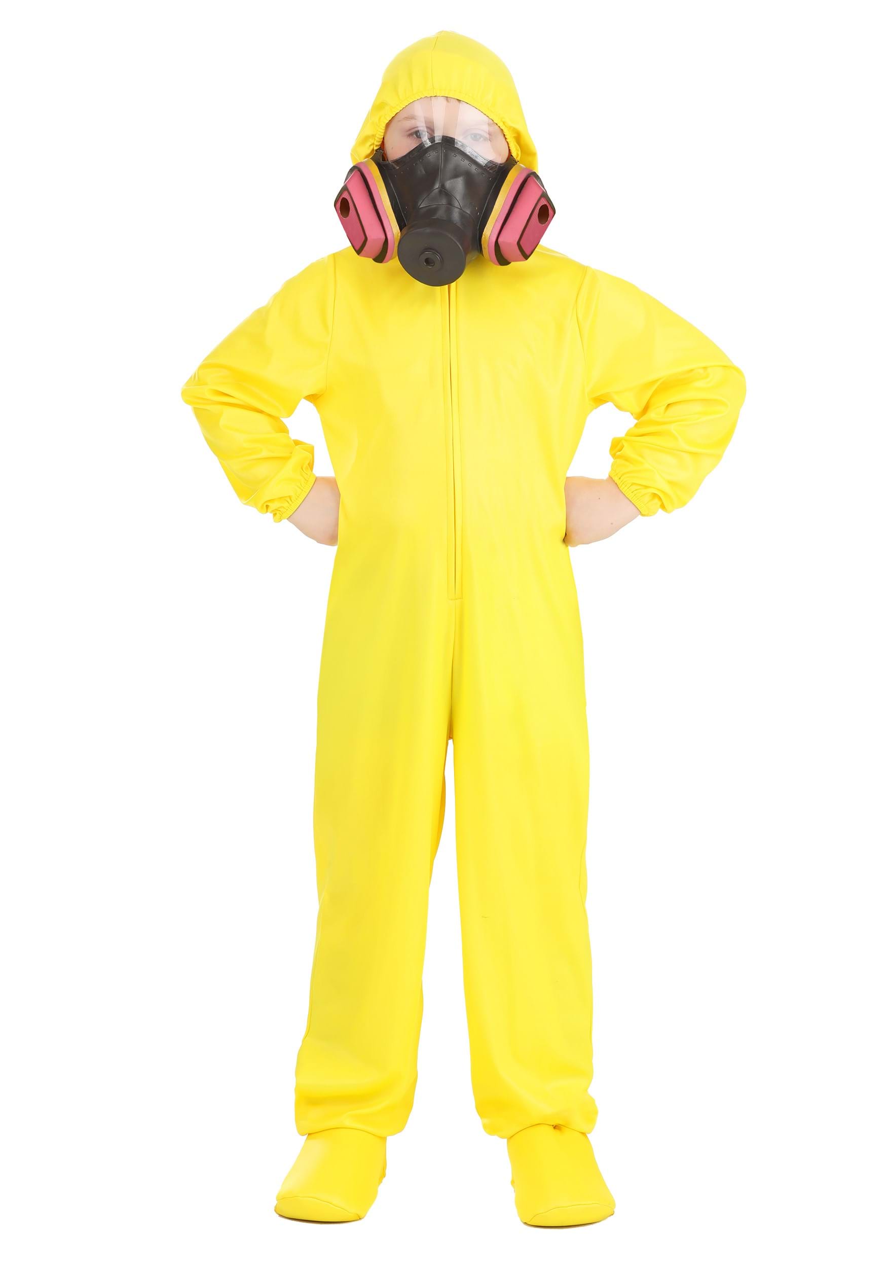 Child Yellow Hazmat Suit Costume | Occupational Costumes