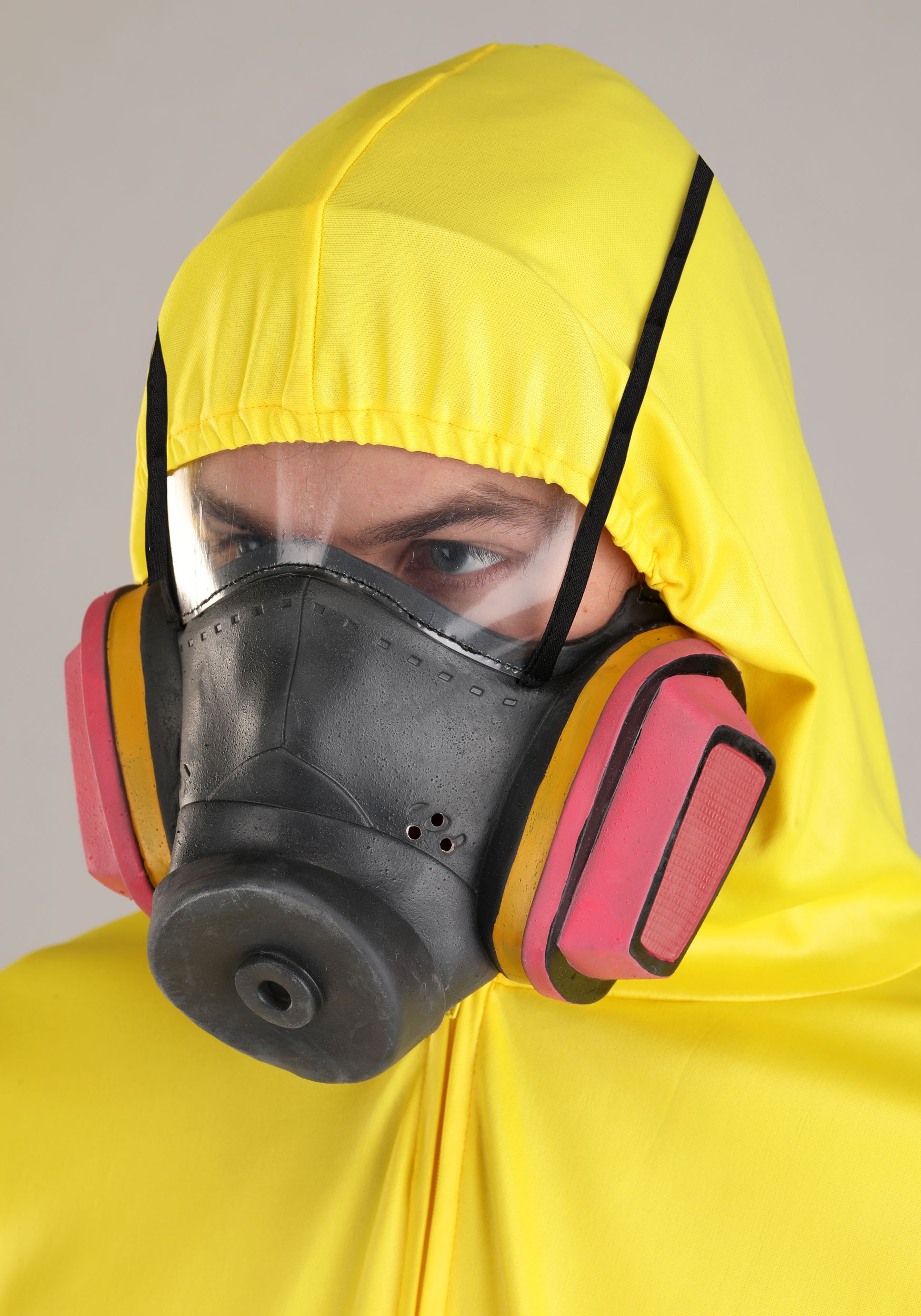 Adult Classic Hazmat Costume Accessory Mask | Uniform Accessories