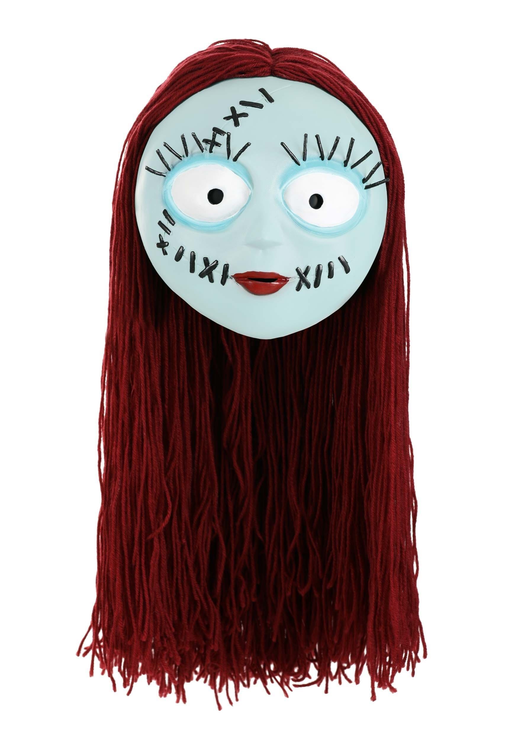 Nightmare Before Christmas Latex Sally Costume Mask for Adults