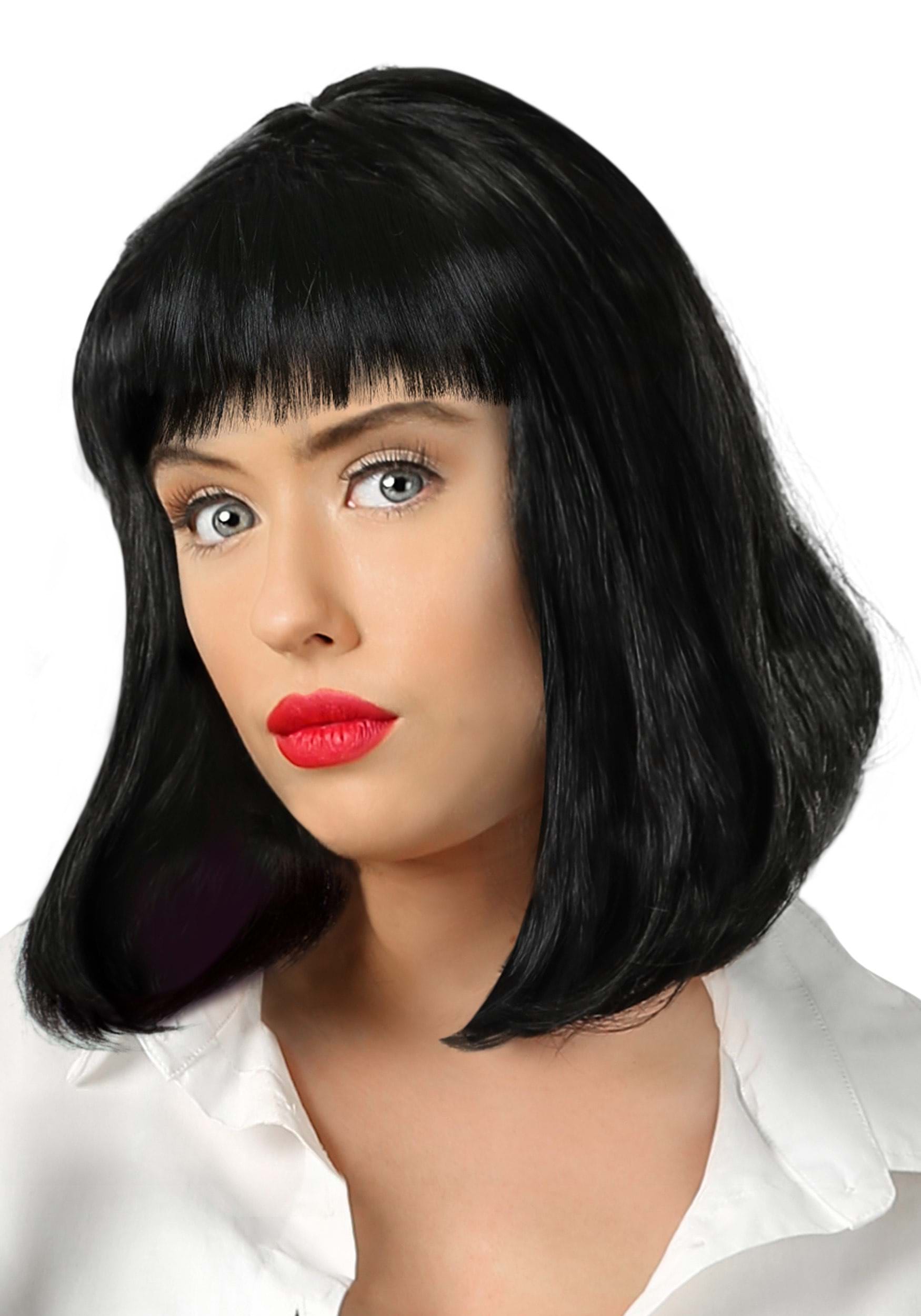 Women's LA Underworld Femme Fatale Black Costume Wig | Movie Accessories