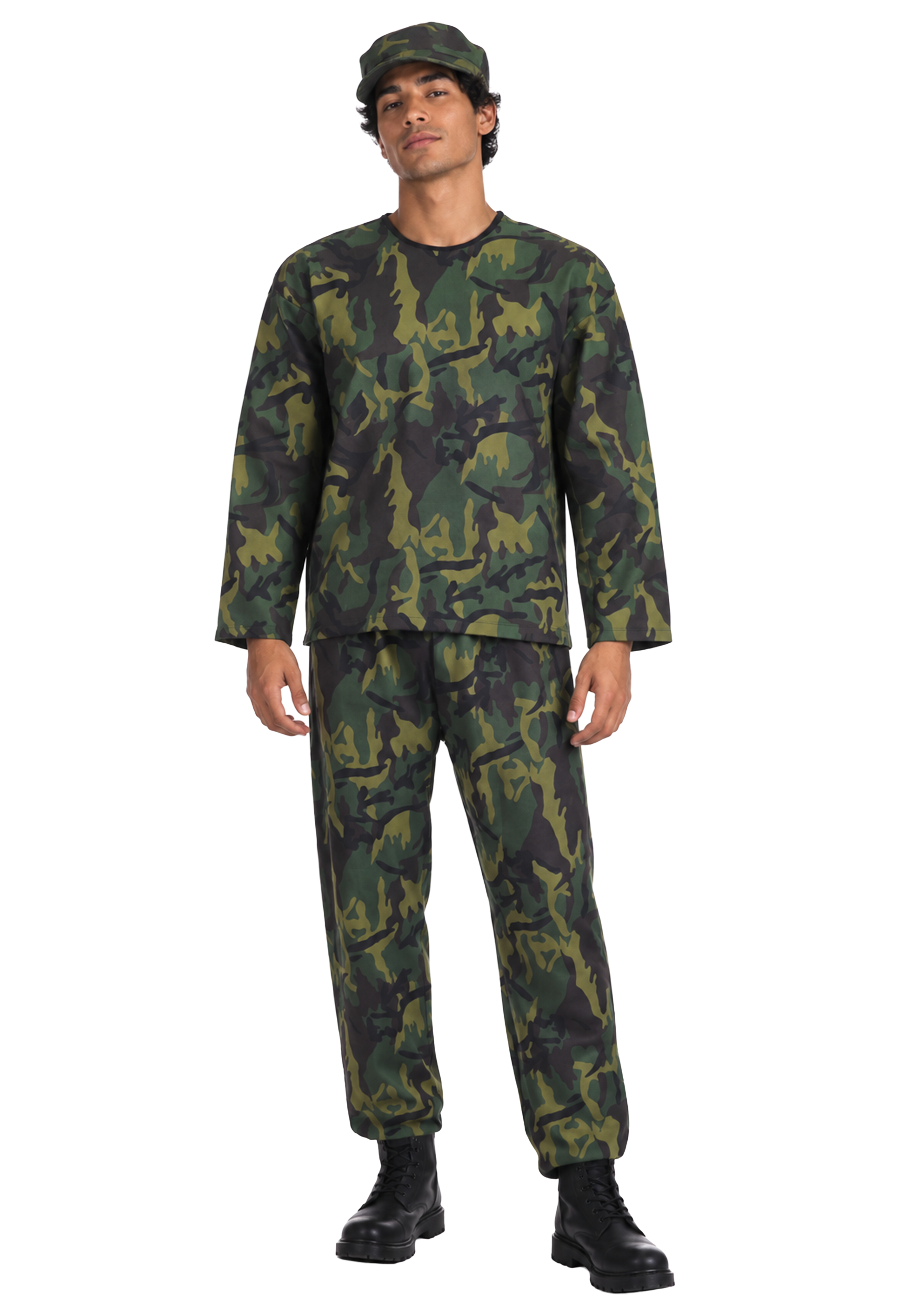 Teen Jungle Commando Fighter Costume | Uniform Costumes