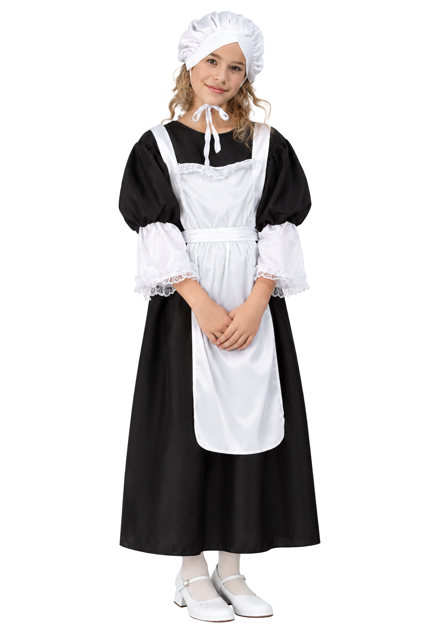 Child Pilgrim Maid Girl Costume Dress | Historical Costumes