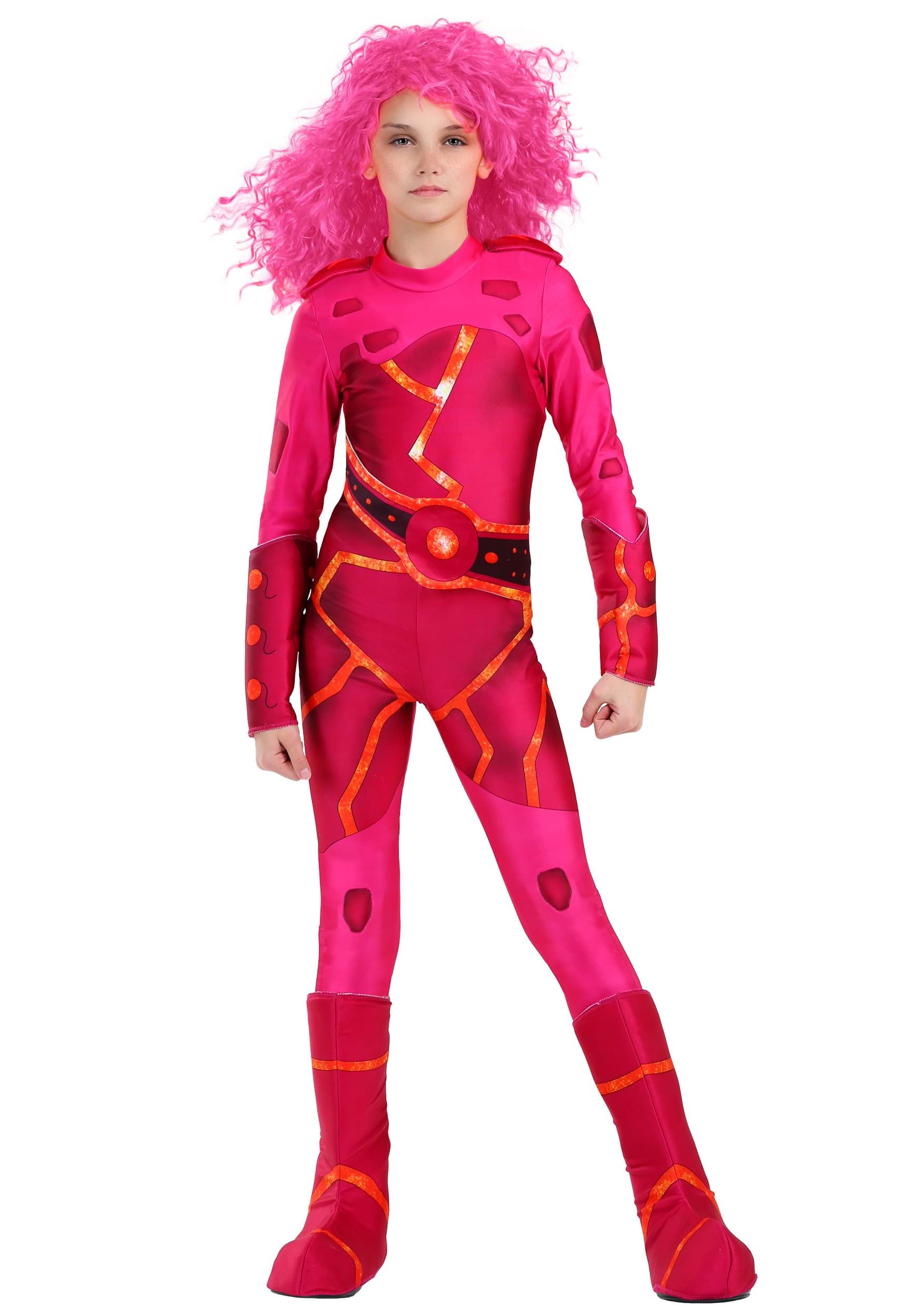 Fiery Superhero Girl